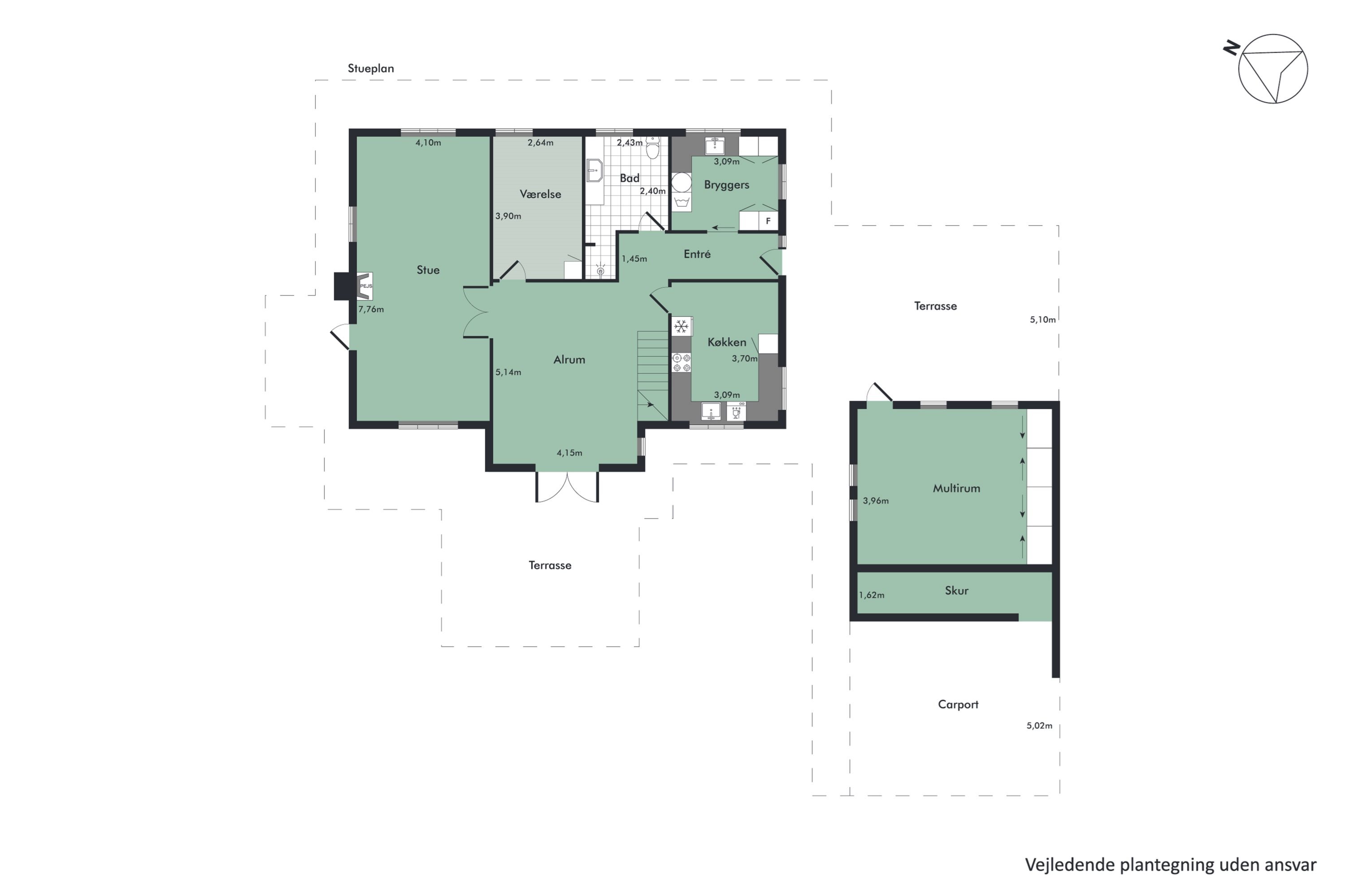 Plantegninger billede af Marianevej 55, Vinde, 7800 Skive