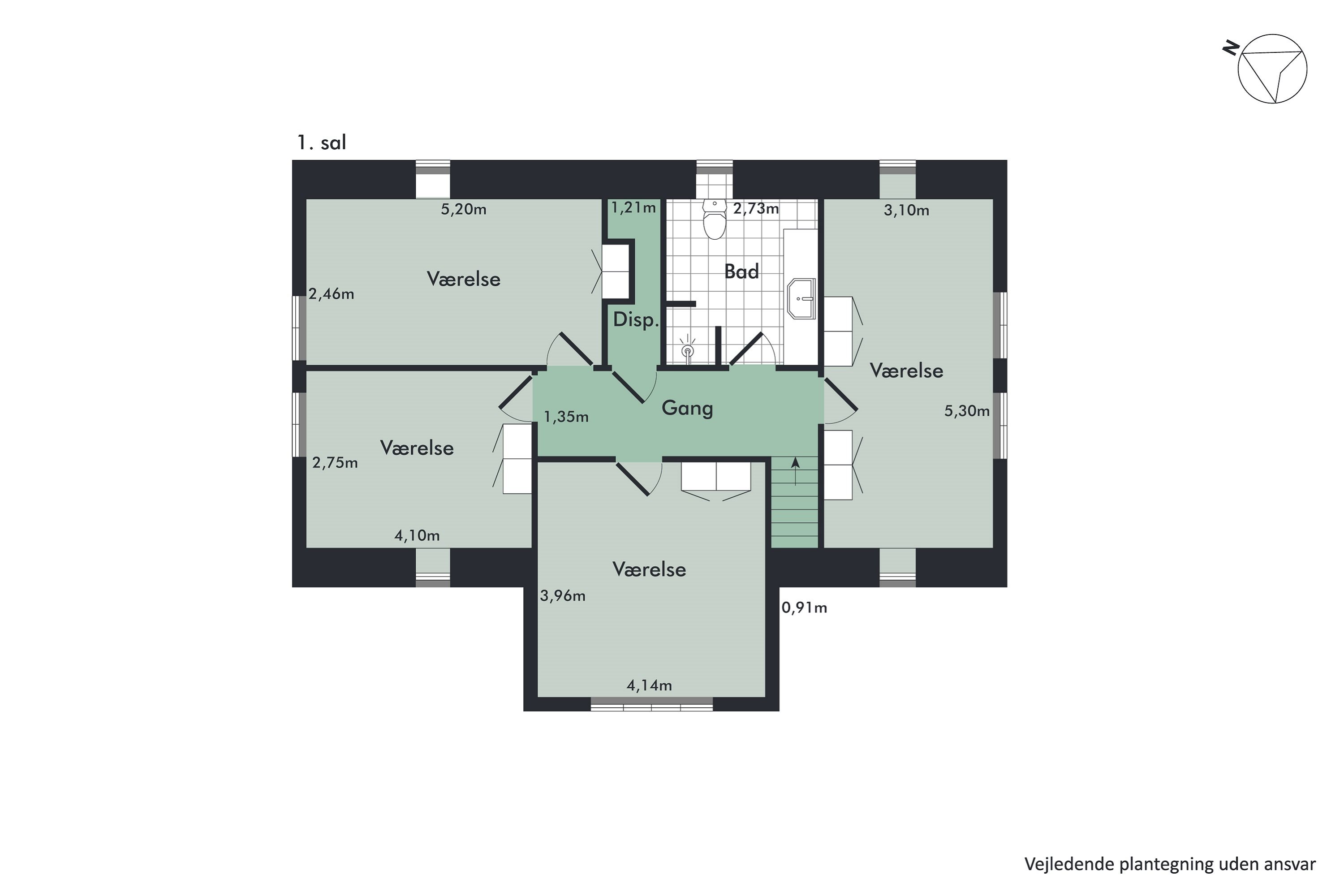 Plantegninger billede af Marianevej 55, Vinde, 7800 Skive
