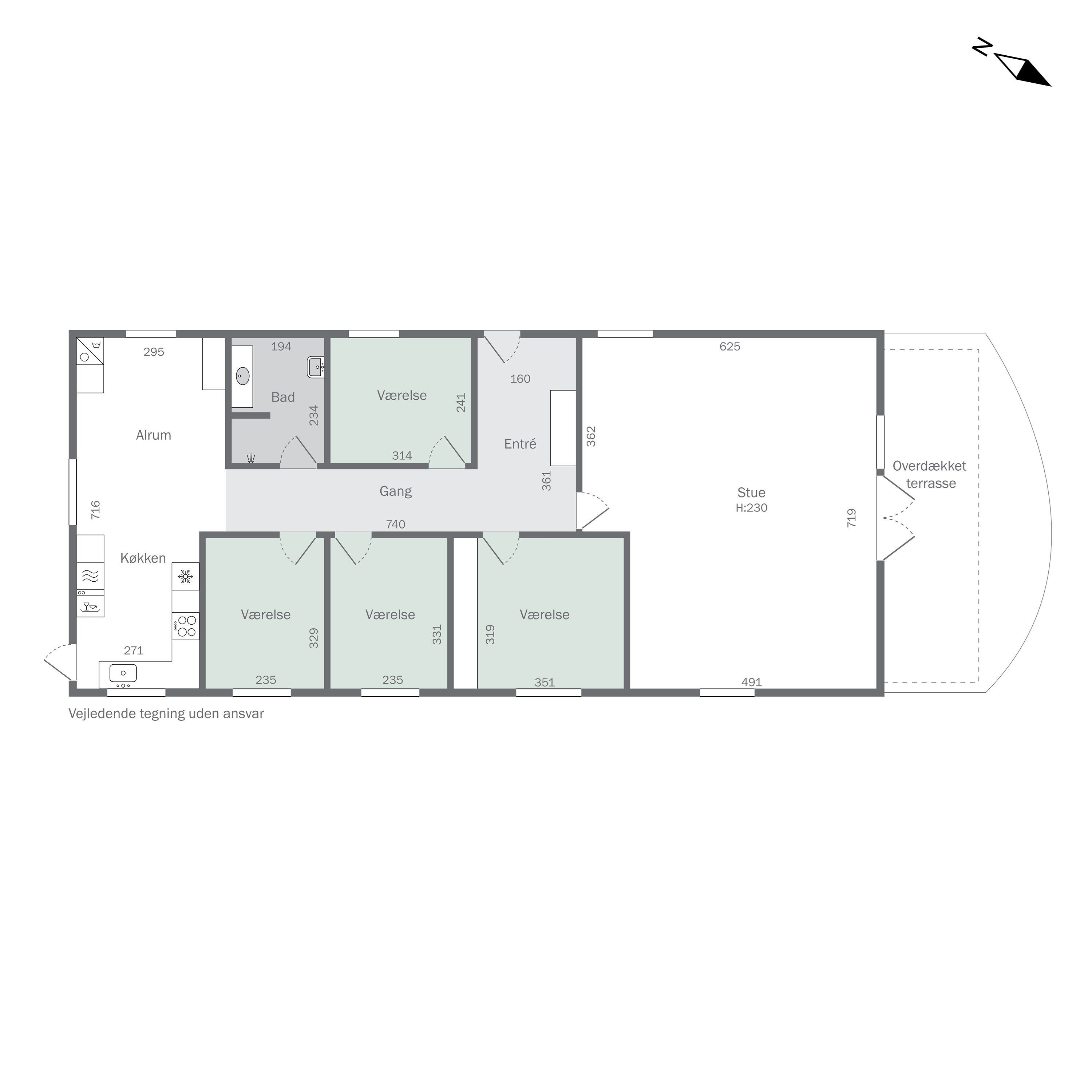 Plantegninger billede af Violvej 38, Svenstrup, 4220 Korsør