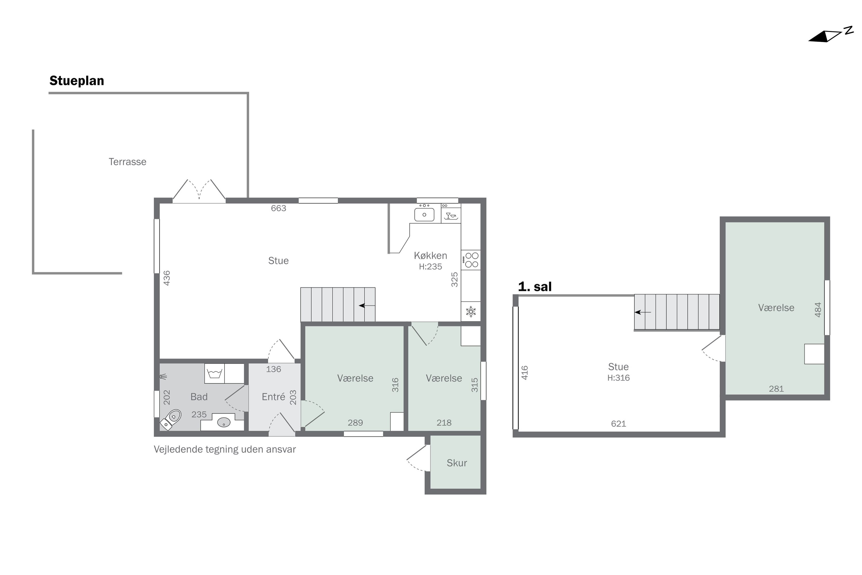 Plantegninger billede af Golfvænget 6, Gatten, 9640 Farsø