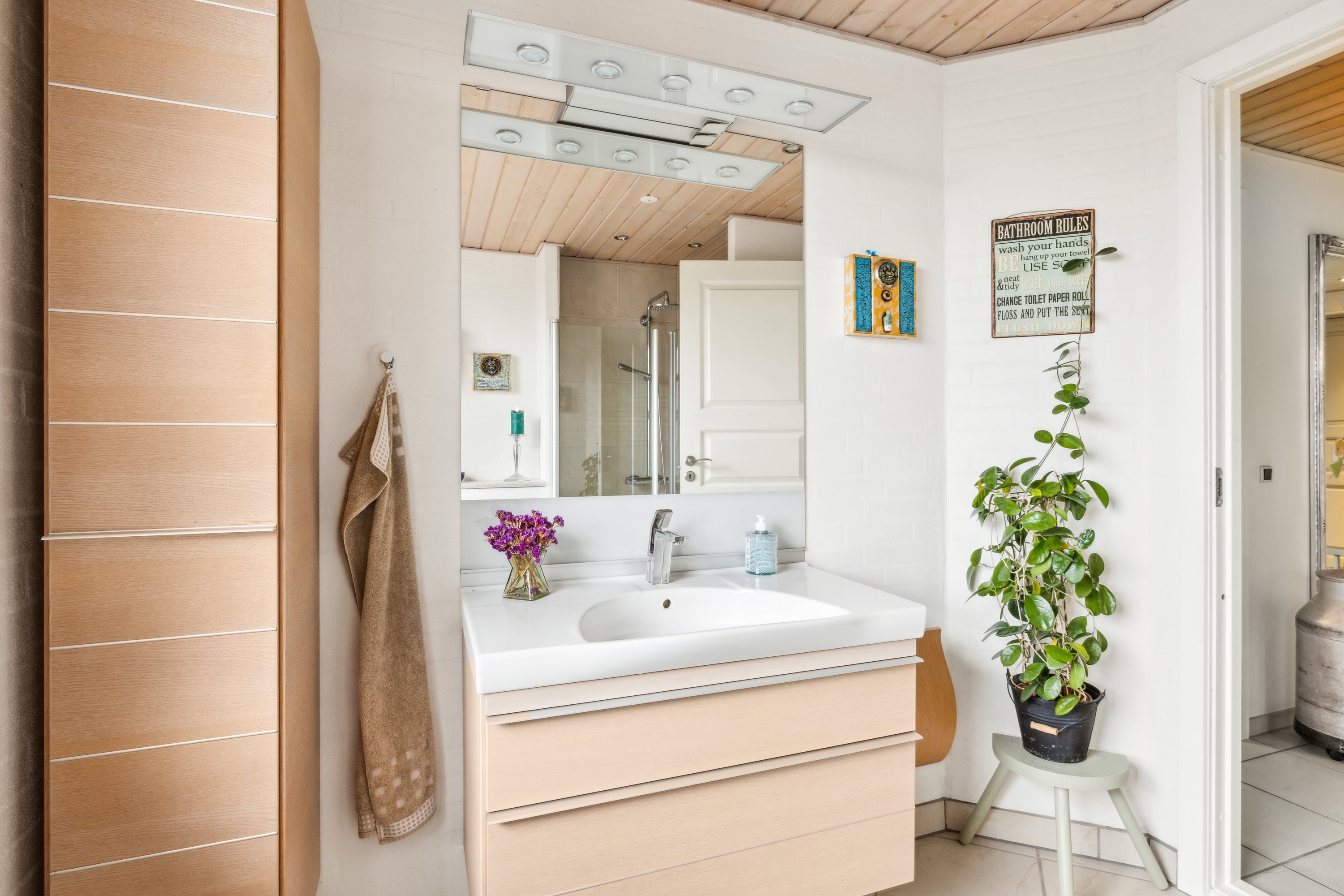 Fremhævet badeværelse billede i fuldskærmstilstand. Billede af Havrevej 14, 8586 Ørum Djurs