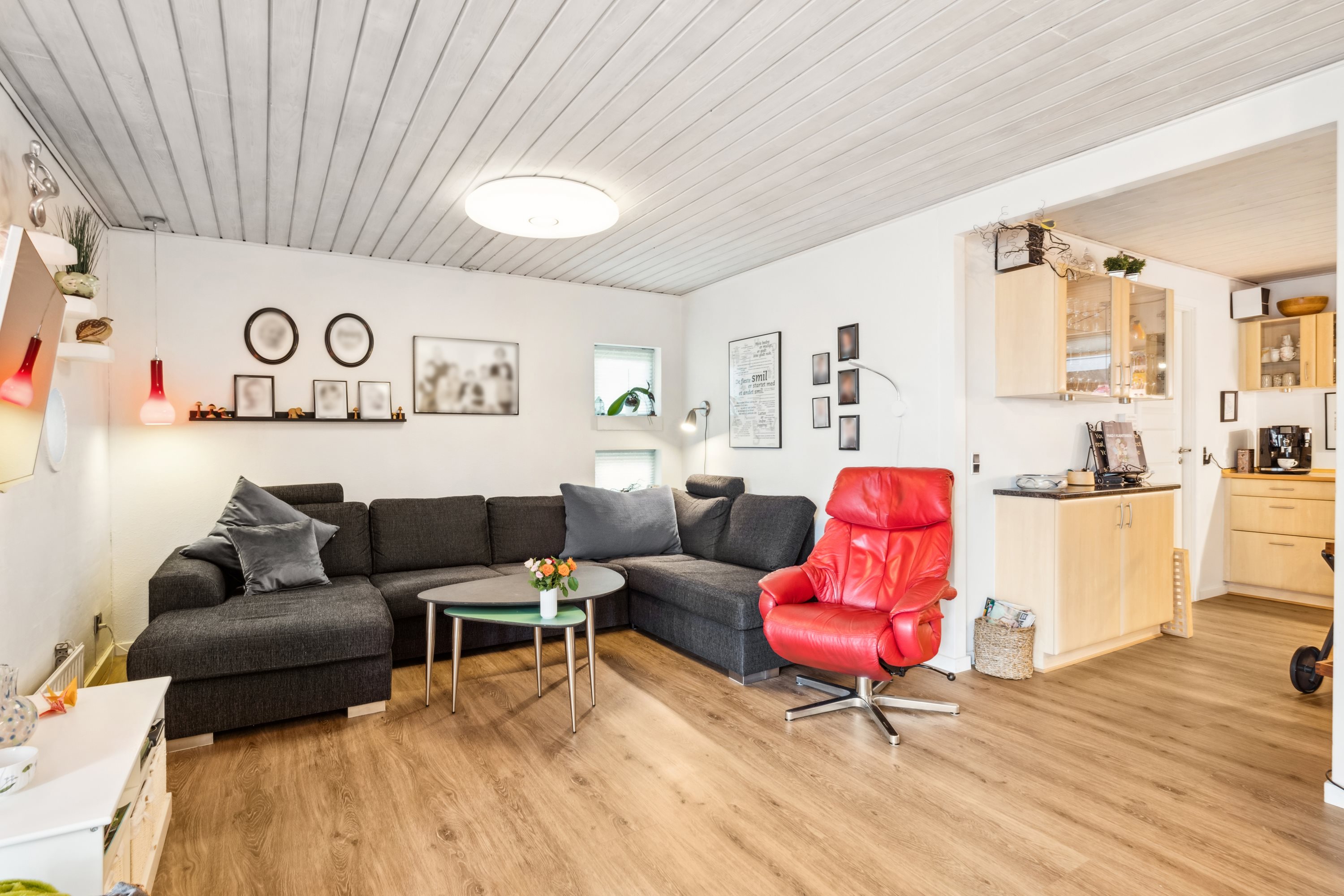 Fremhævet stue billede i fuldskærmstilstand. Billede af Havrevej 14, 8586 Ørum Djurs