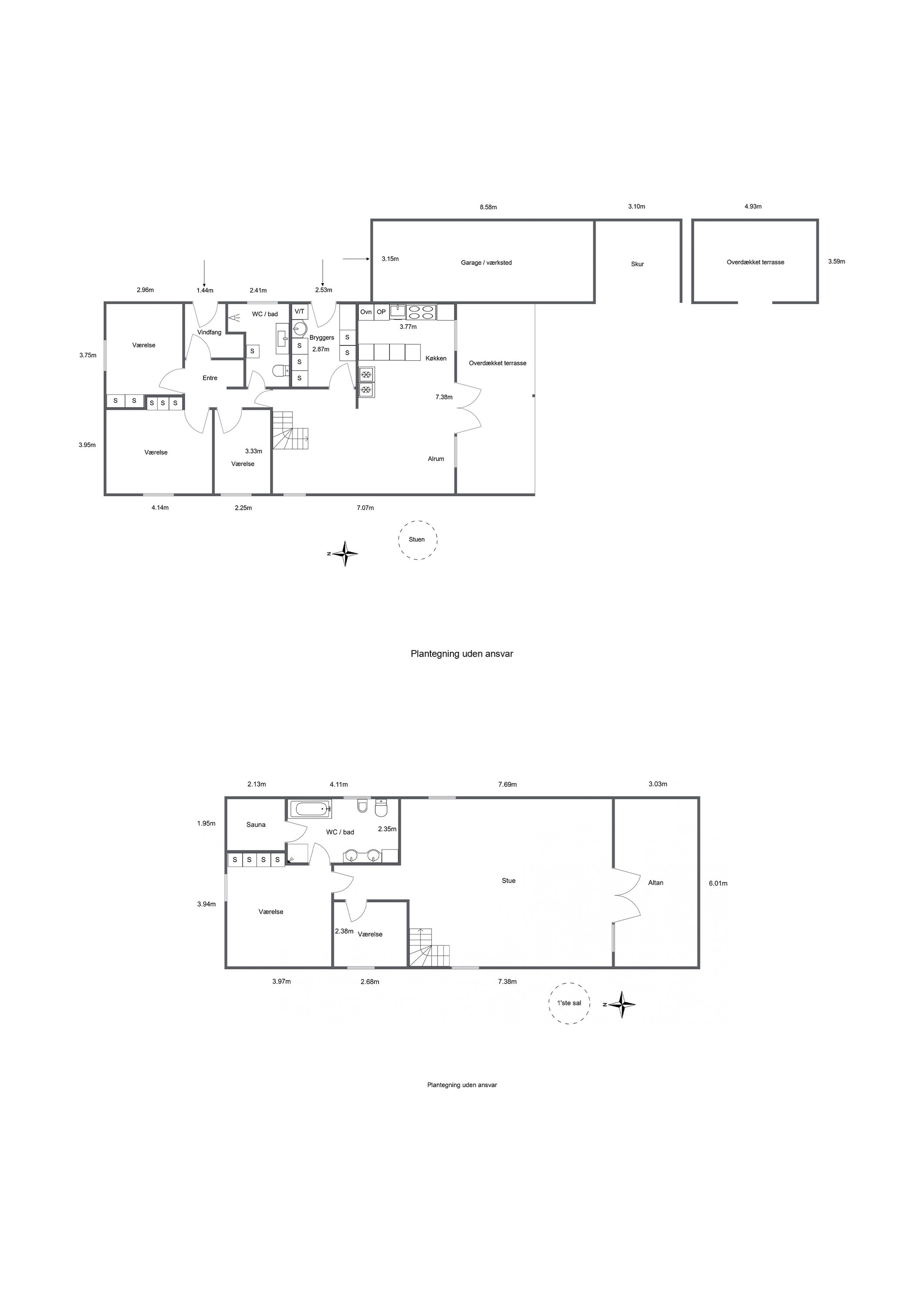 Plantegninger billede af Sybergsvej 2, 7000 Fredericia