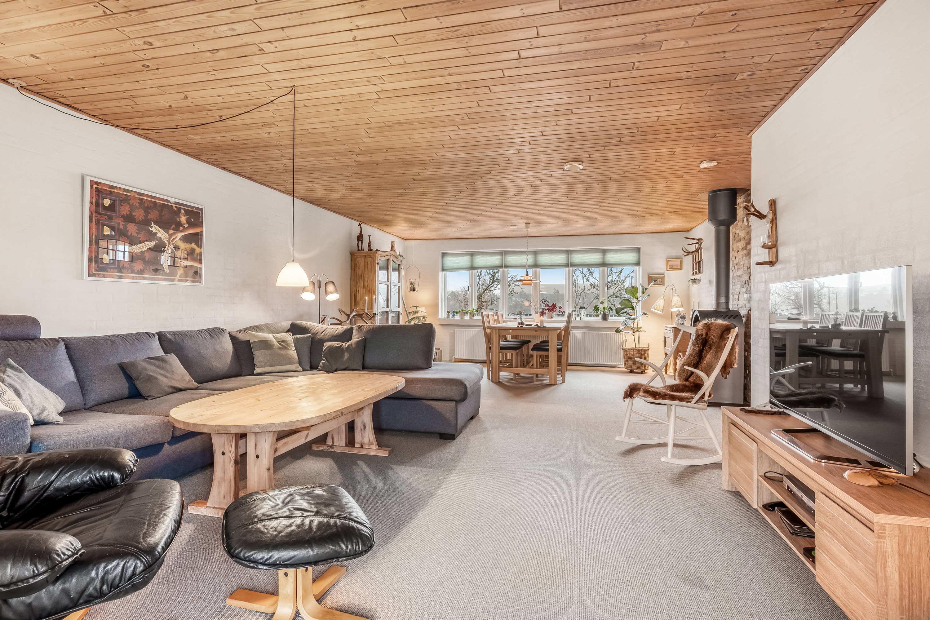 Fremhævet stue billede i fuldskærmstilstand. Billede af Sprogøvej 8A, 7680 Thyborøn