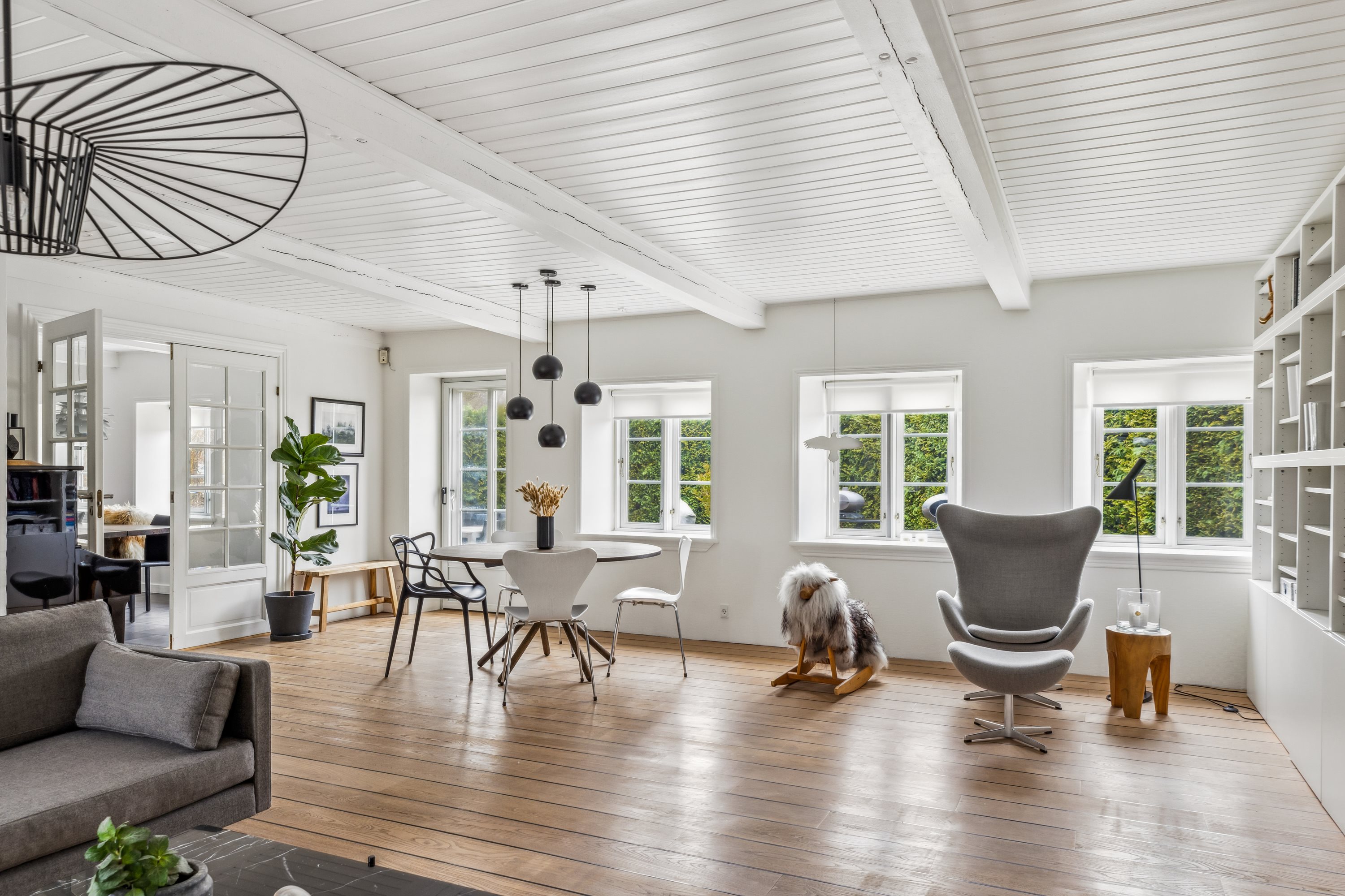 Fremhævet stue billede i fuldskærmstilstand. Billede af Obbekjærvej 129, Obbekær, 6760 Ribe