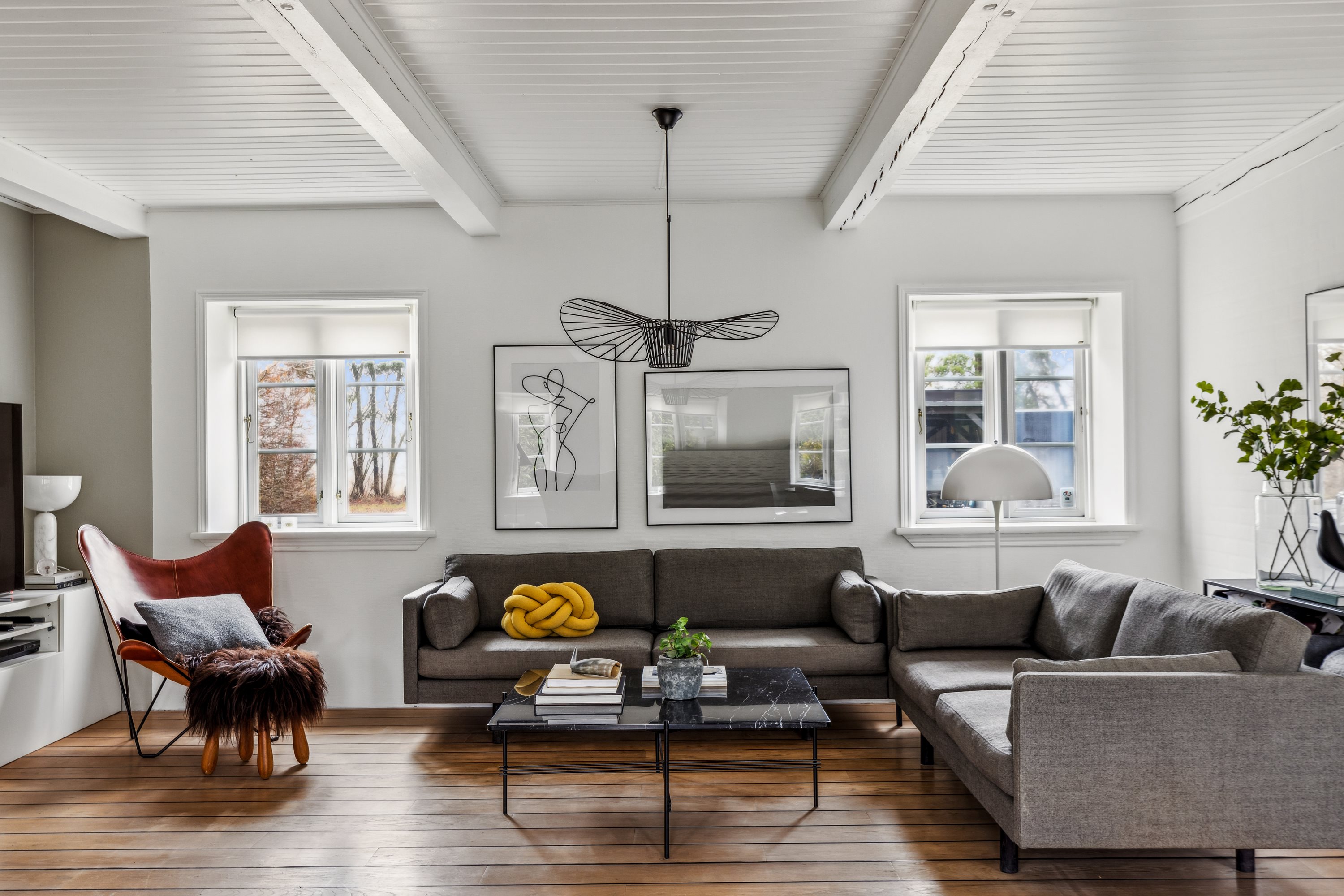 Fremhævet stue billede i fuldskærmstilstand. Billede af Obbekjærvej 129, Obbekær, 6760 Ribe