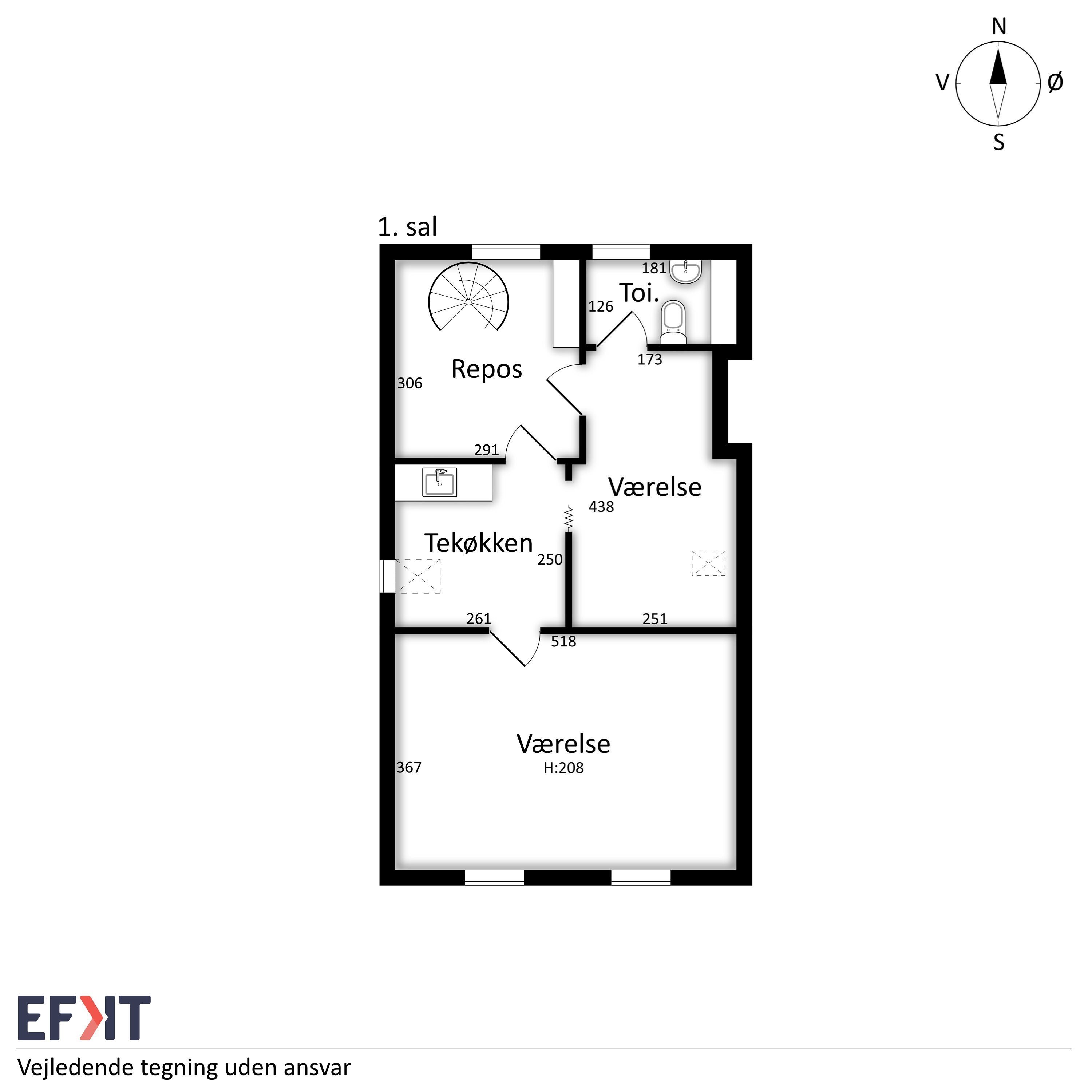Plantegninger billede af Gl Hirtshalsvej 19, Vidstrup, 9800 Hjørring