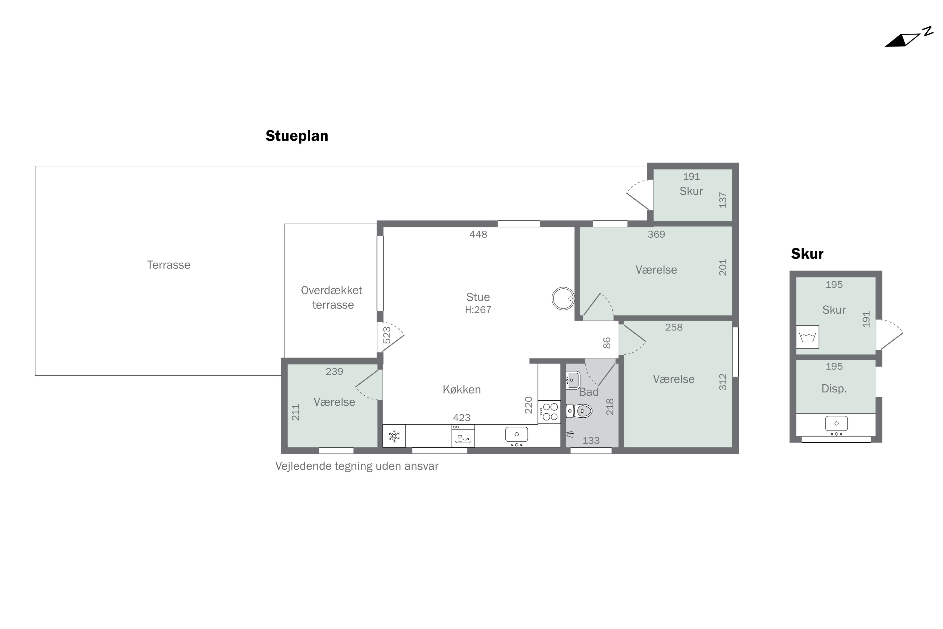 Plantegninger billede af Engsvinget 3, Bukkemose, 5932 Humble