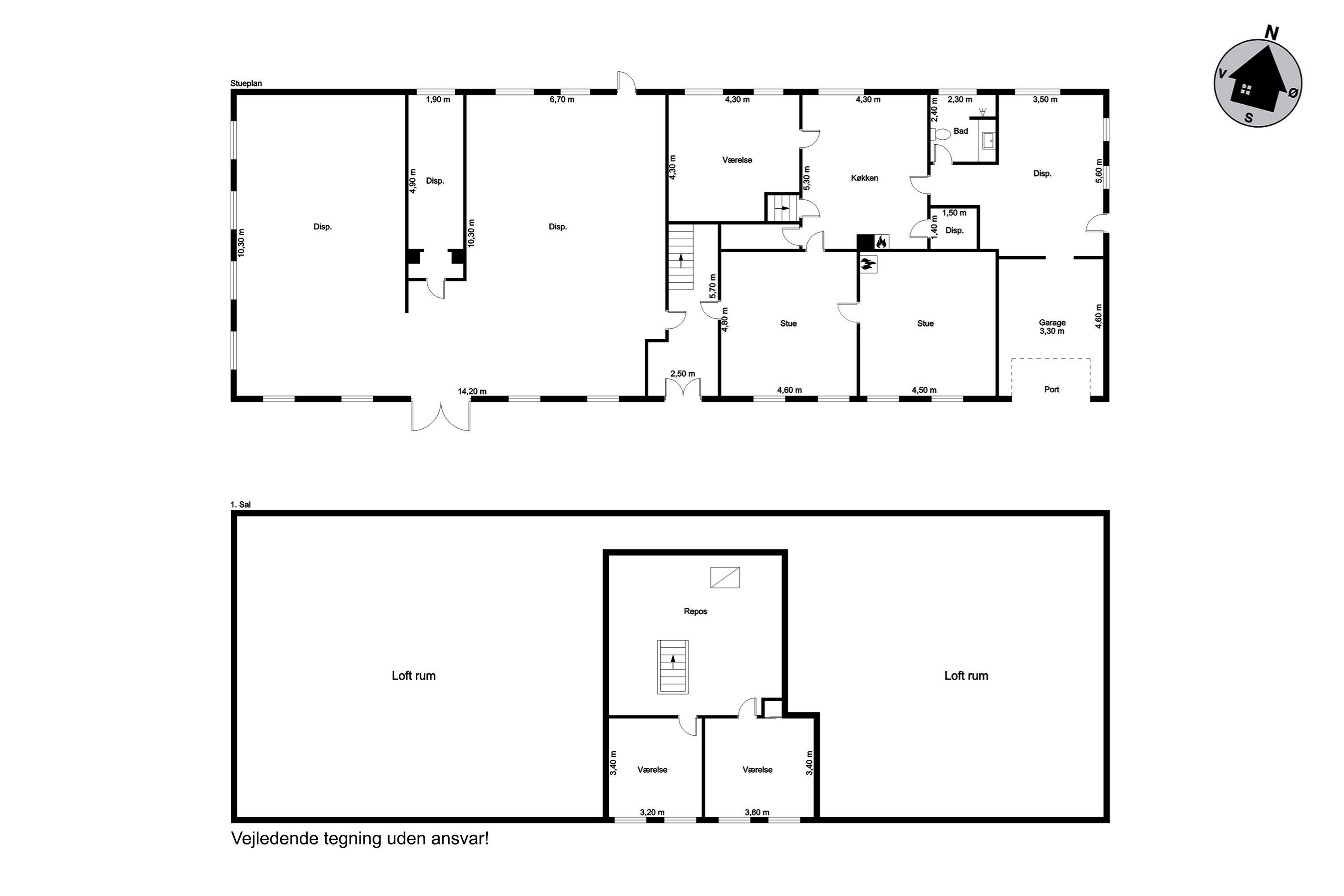 Plantegninger billede af Sønderbyvej 22, Møgeltønder, 6270 Tønder