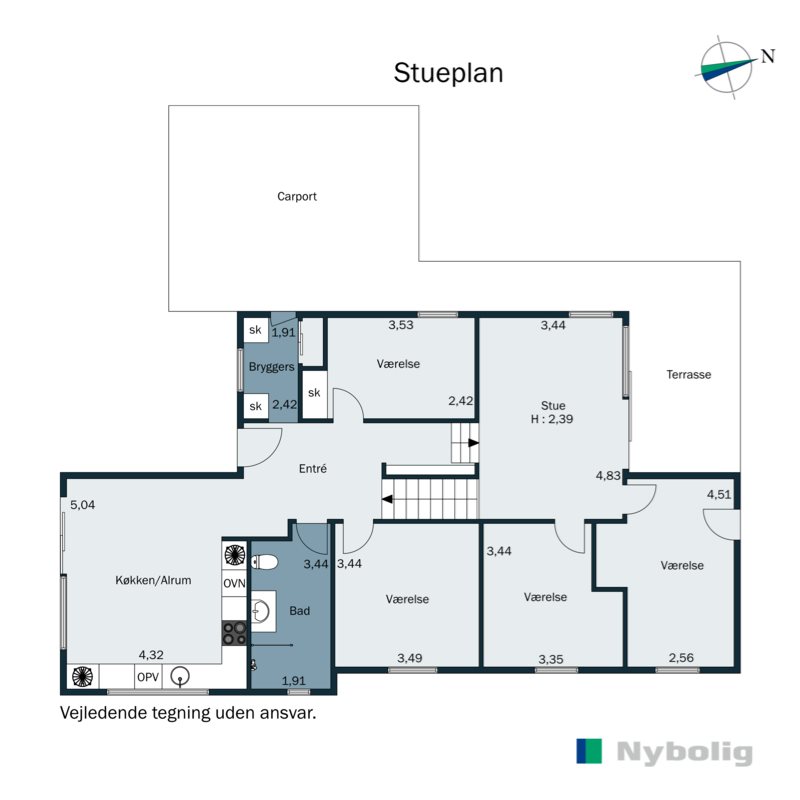 Plantegninger billede af Vesterhåb 65, 8300 Odder