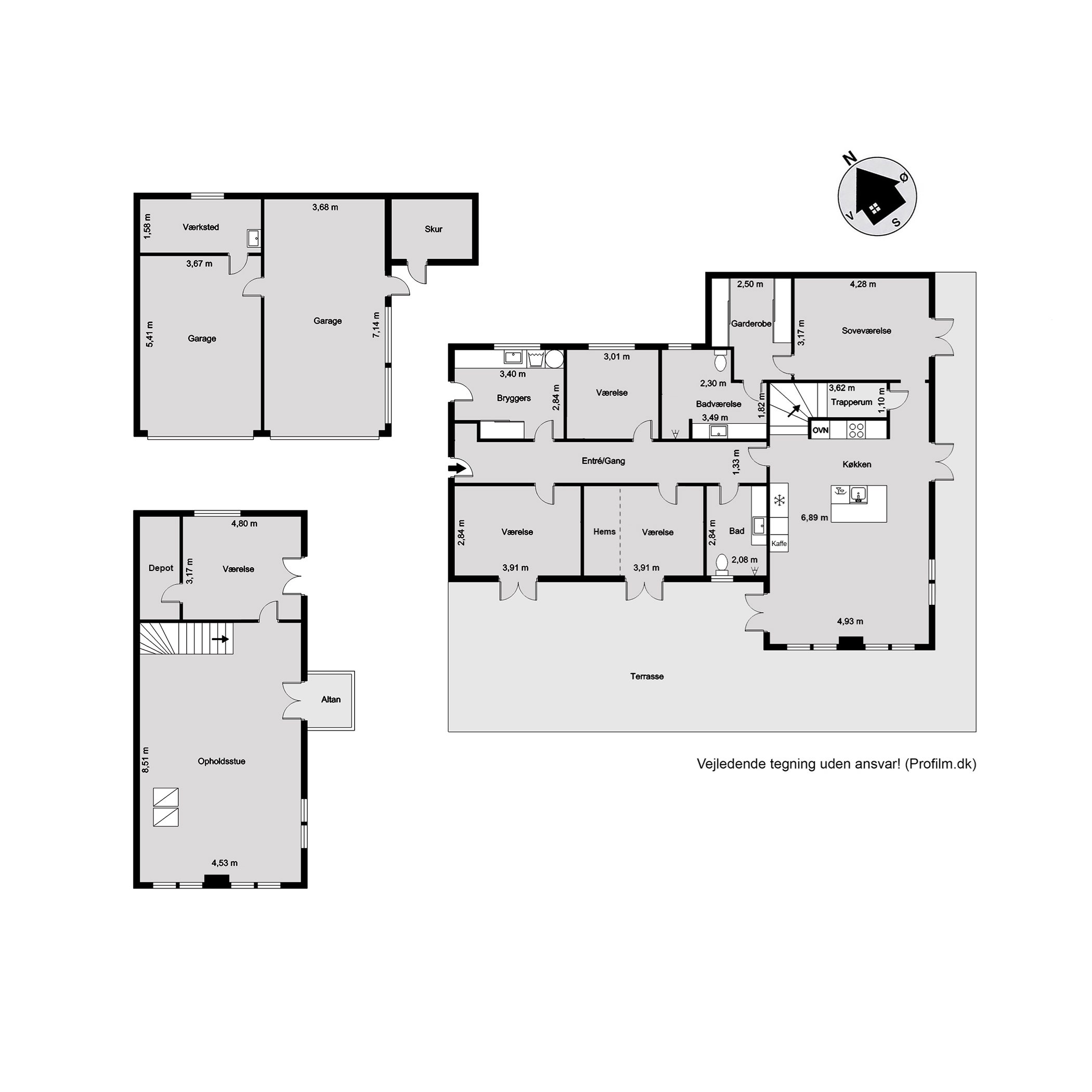 Plantegninger billede af Goldbæk Alle 23, Dalby, 6000 Kolding