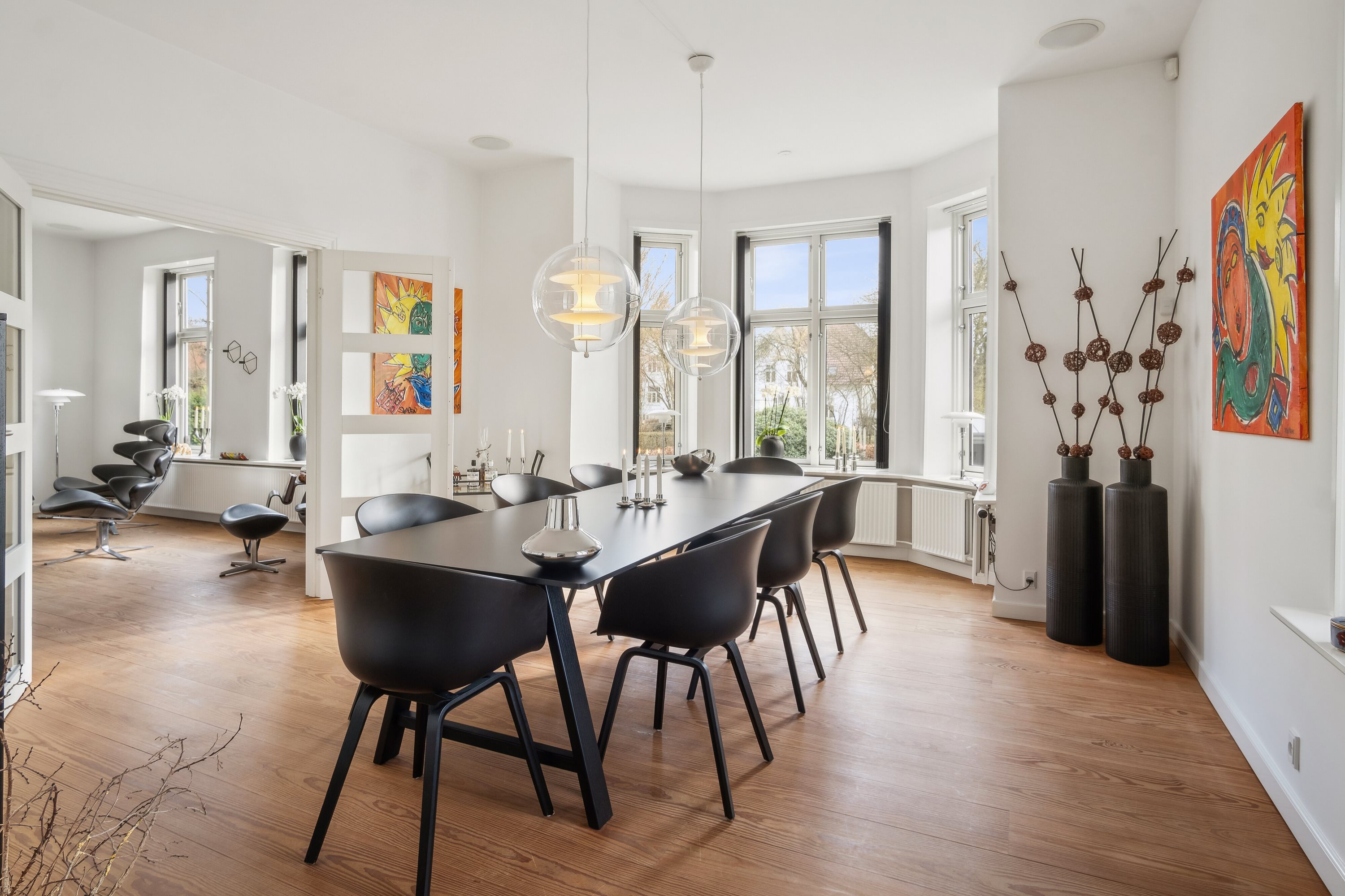 Fremhævet spisestue billede i fuldskærmstilstand. Billede af Jørgensgård 21, 6200 Aabenraa