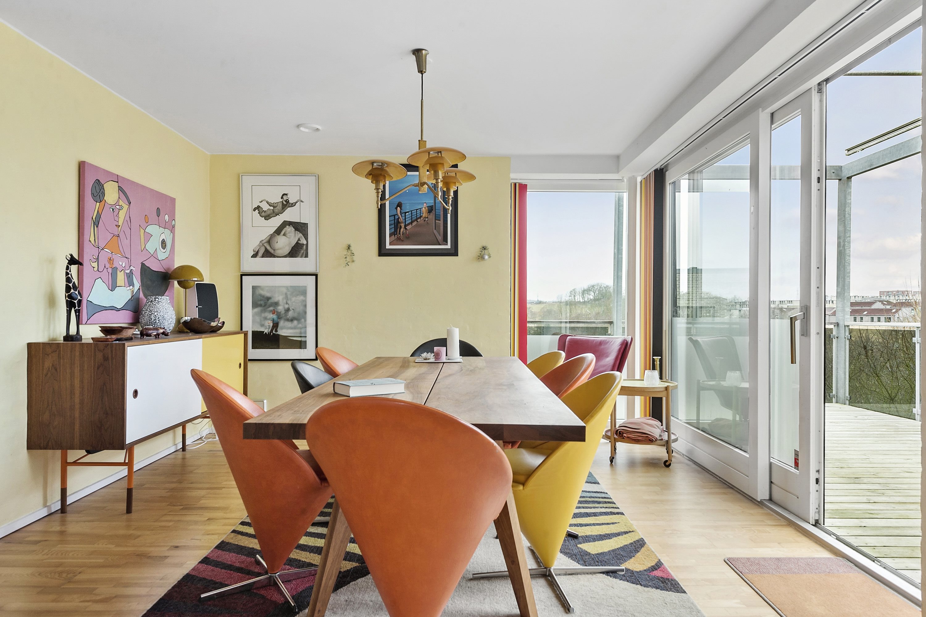 Fremhævet spisestue billede i fuldskærmstilstand. Billede af Vesterhåb 65, 8300 Odder