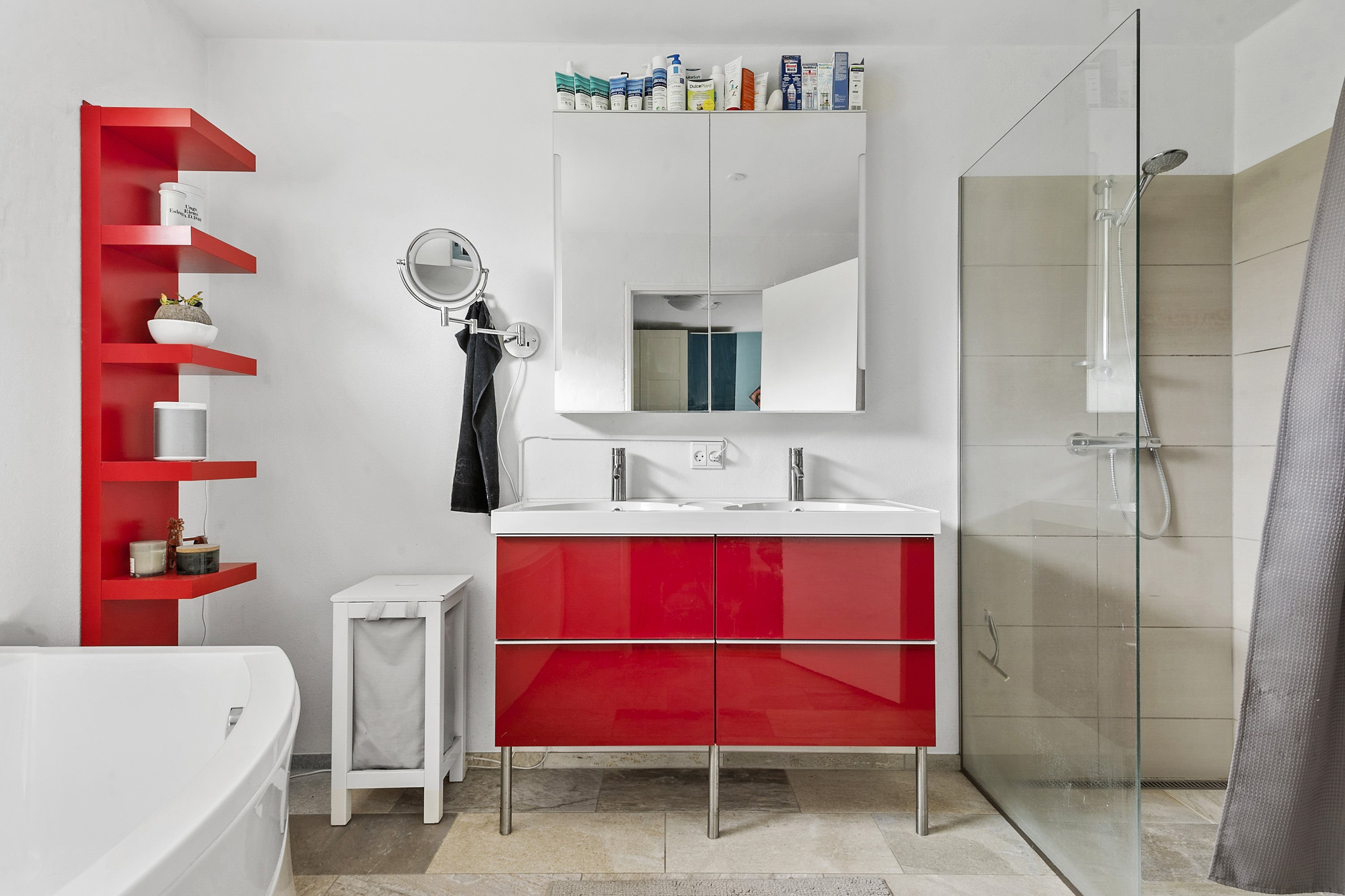 Fremhævet badeværelse billede i fuldskærmstilstand. Billede af Vesterhåb 65, 8300 Odder