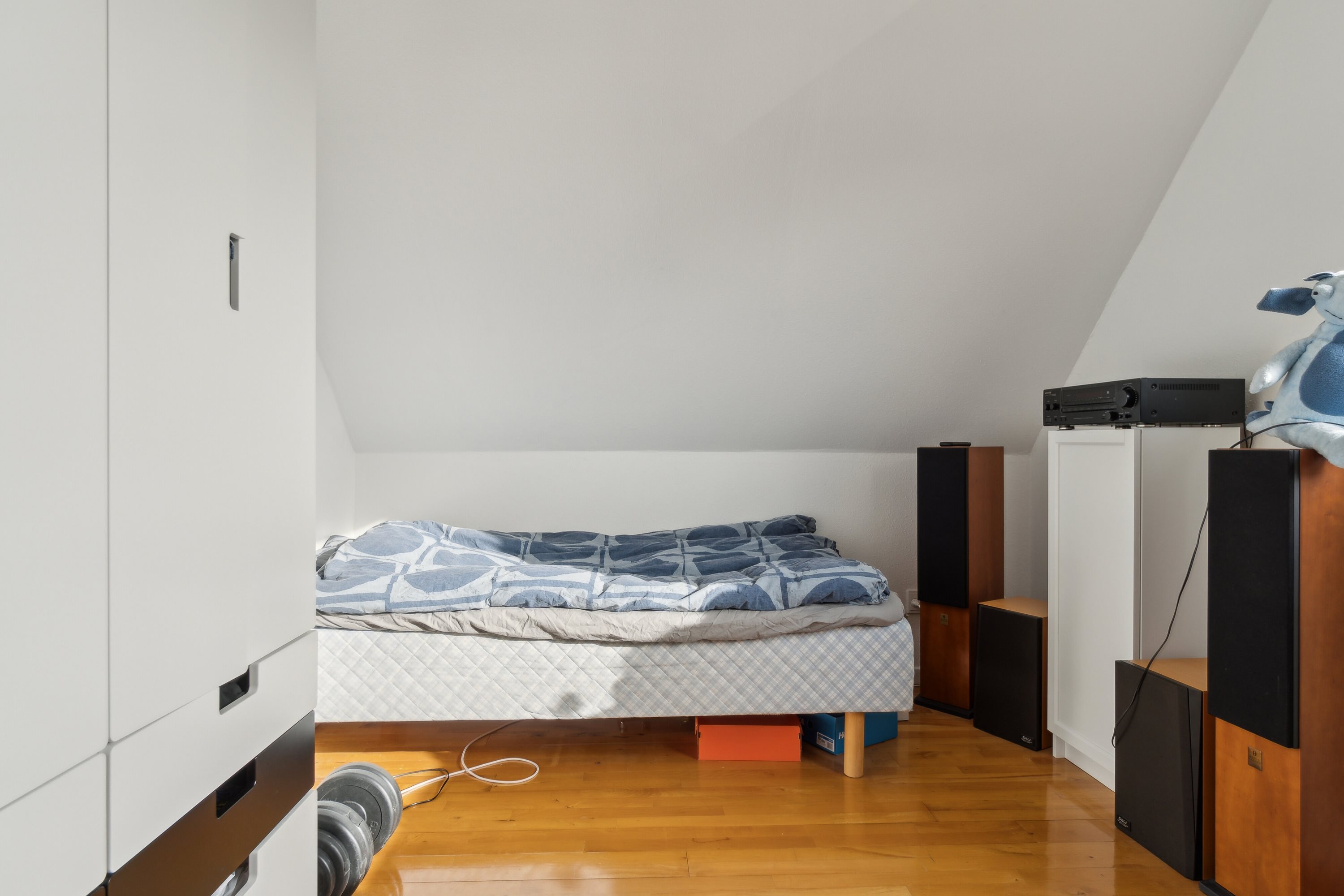 Fremhævet soveværelse billede i fuldskærmstilstand. Billede af Lonesvej 11, 9800 Hjørring