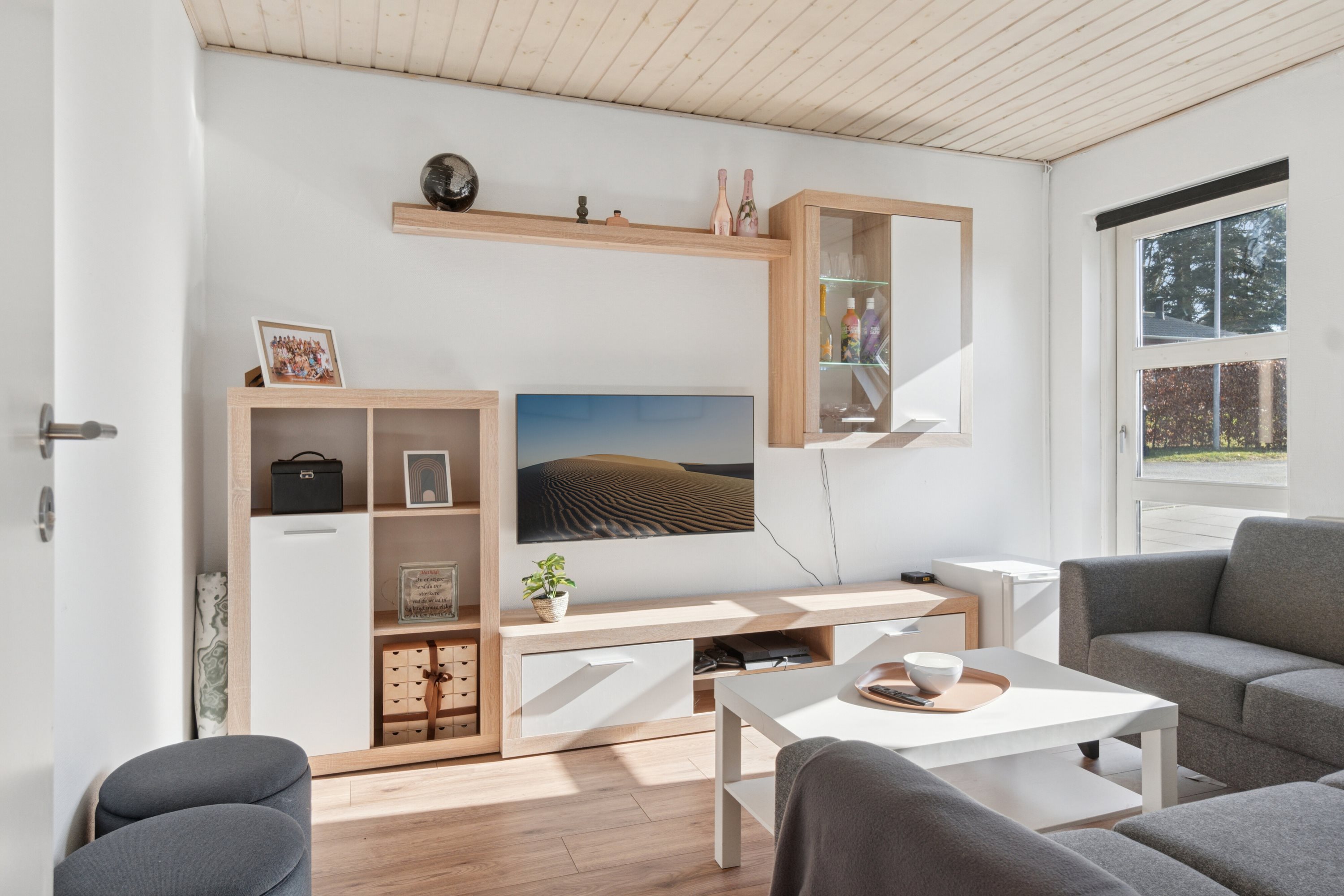 Fremhævet stue billede i fuldskærmstilstand. Billede af Smedevangen 3, 4243 Rude