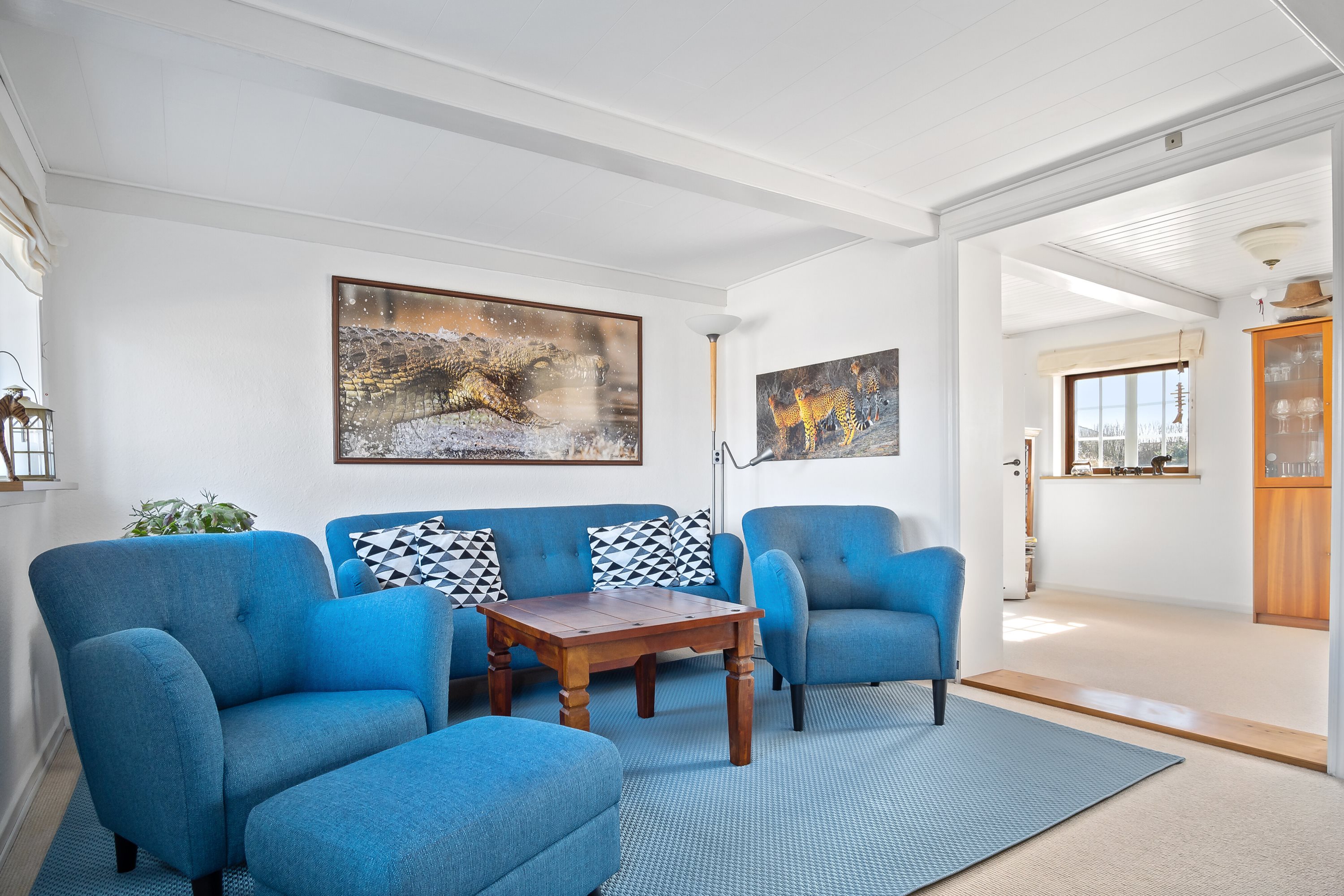 Fremhævet stue billede i fuldskærmstilstand. Billede af Betzyslyst 131, 5600 Faaborg