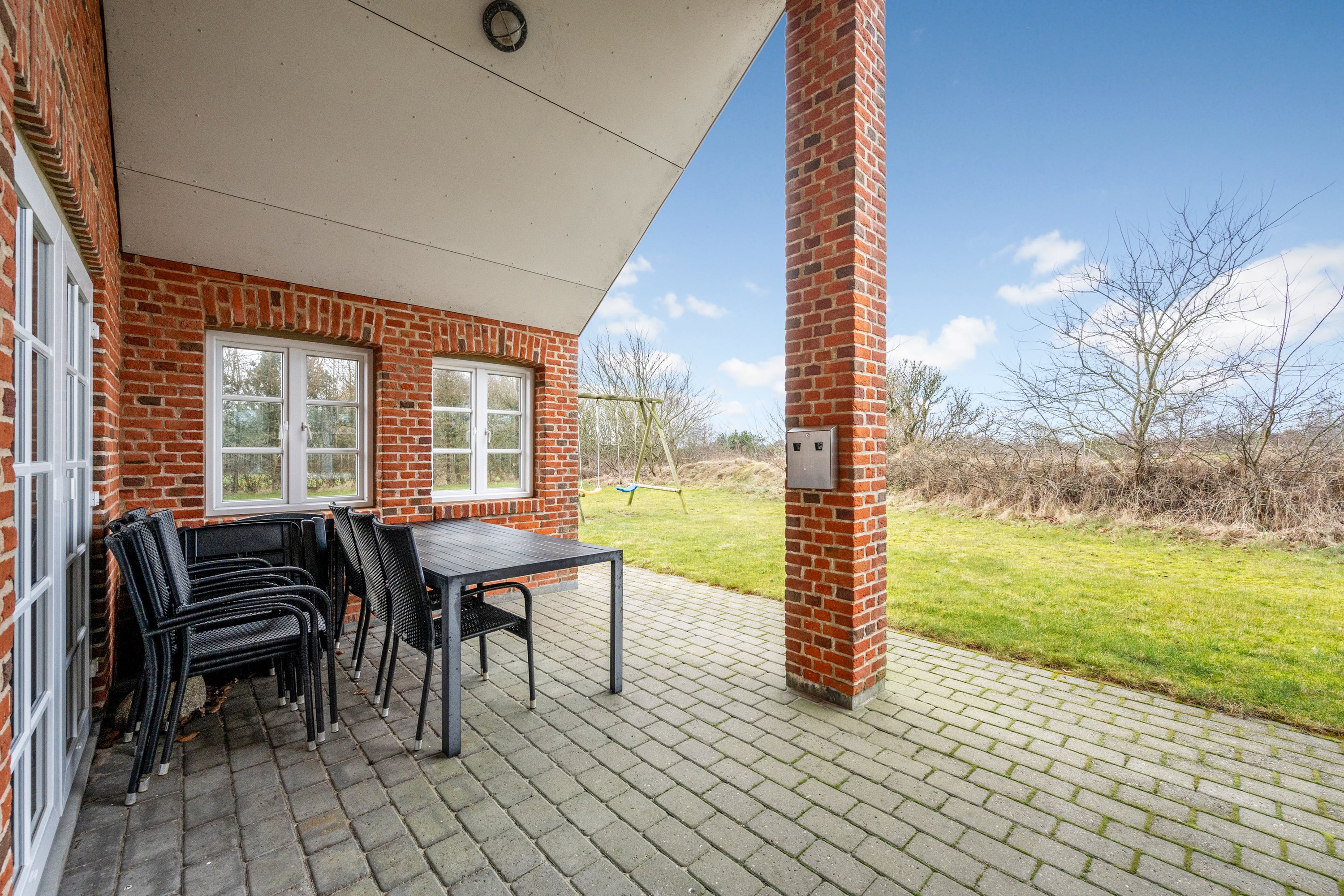 Fremhævet facade billede i fuldskærmstilstand. Billede af Tyttebærvej 4, Skaven , 6880 Tarm