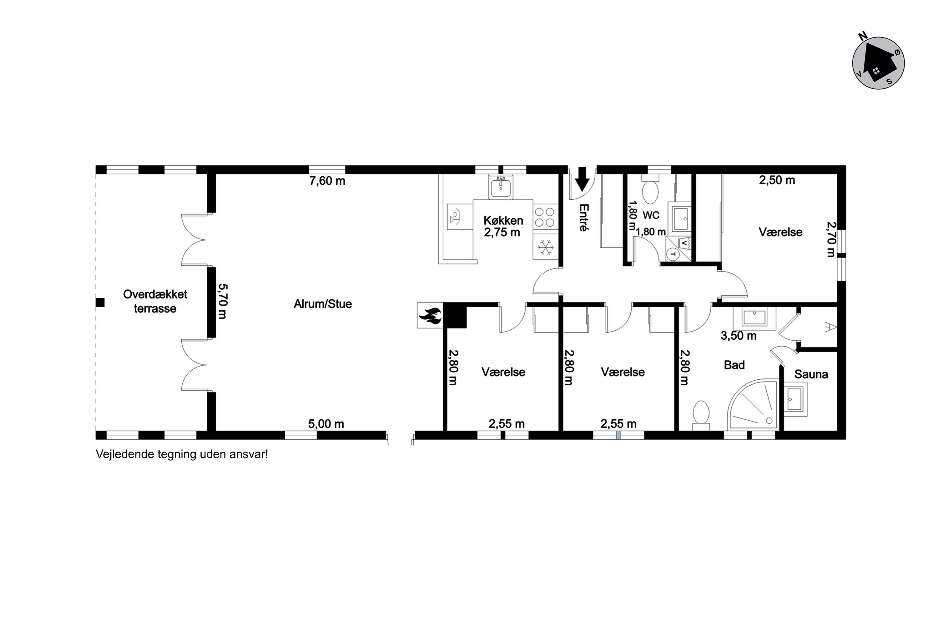 Plantegninger billede af Tyttebærvej 4, Skaven , 6880 Tarm