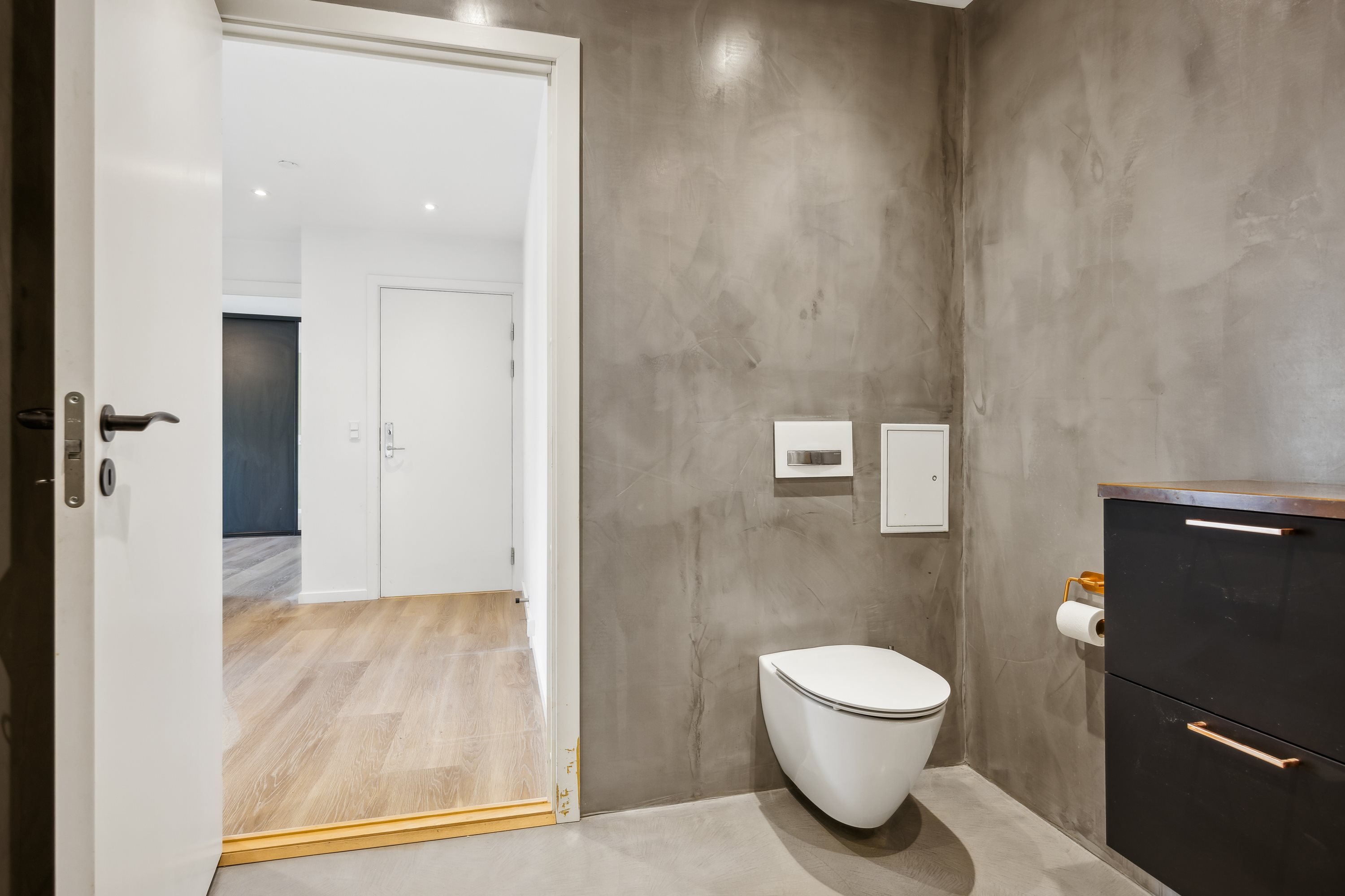 Fremhævet badeværelse billede i fuldskærmstilstand. Billede af Thistedvej 85A, 1., 9400 Nørresundby