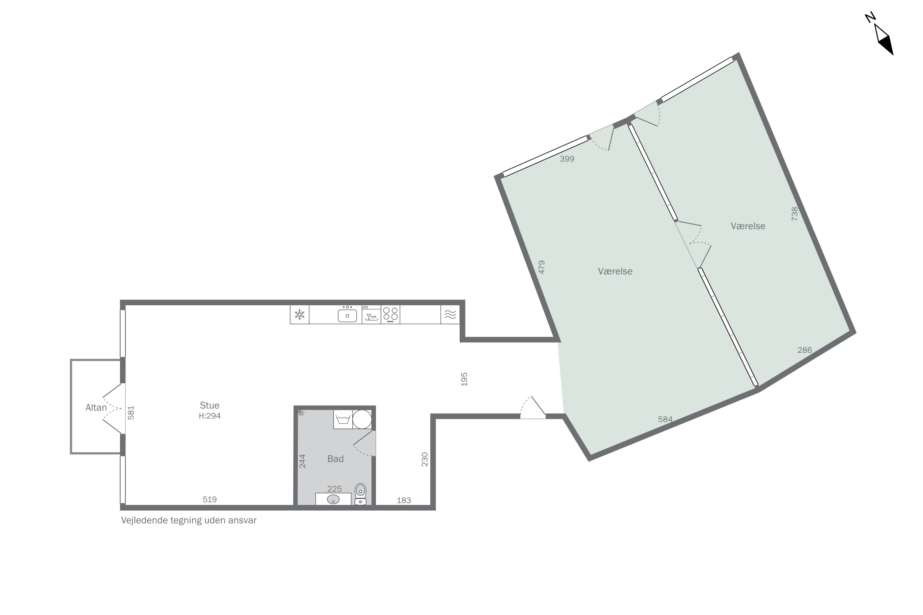 Plantegninger billede af (ER PÅ PAUSE) Islands Brygge 79C, 5. tv., 2300 København S