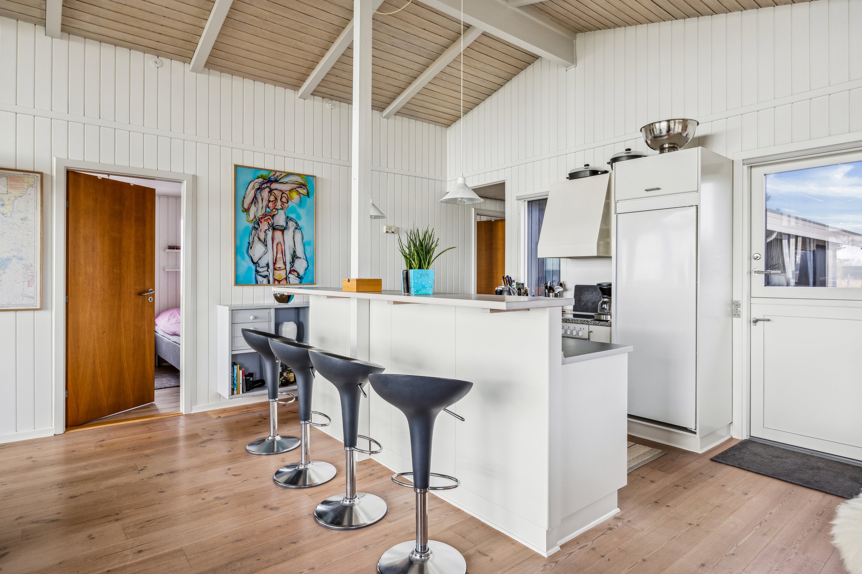 Fremhævet køkken billede i fuldskærmstilstand. Billede af Skråningen 42, Strands, 8420 Knebel