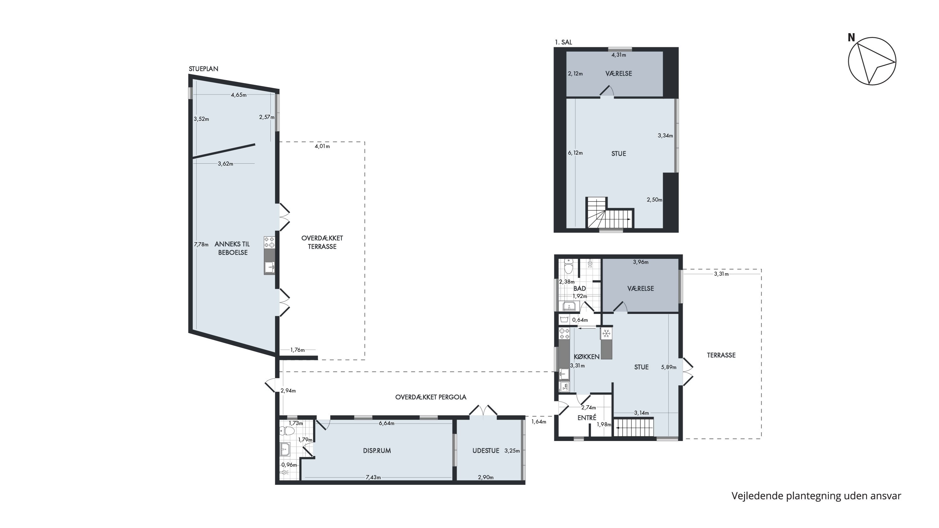 Plantegninger billede af Romerdammen 9, Sillerslev, 7990 Øster Assels