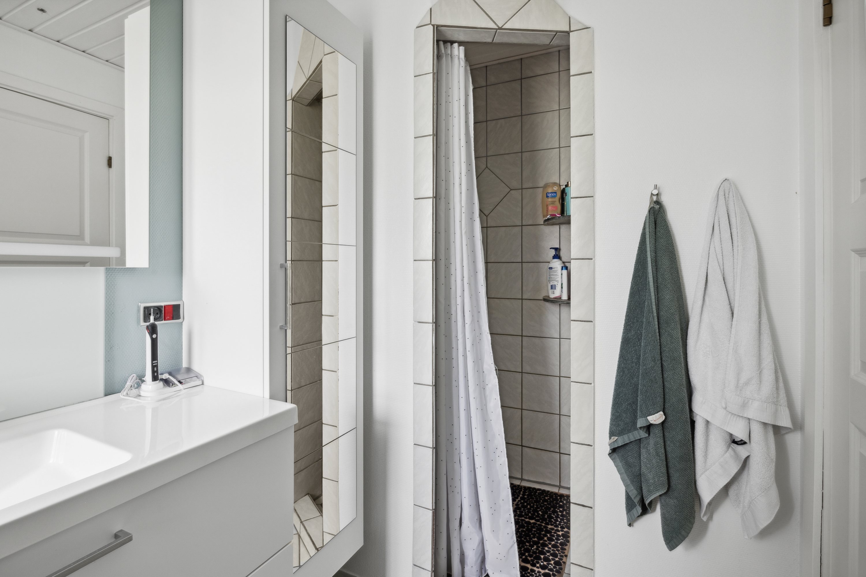 Fremhævet badeværelse billede i fuldskærmstilstand. Billede af Stjærten 29, 8800 Viborg