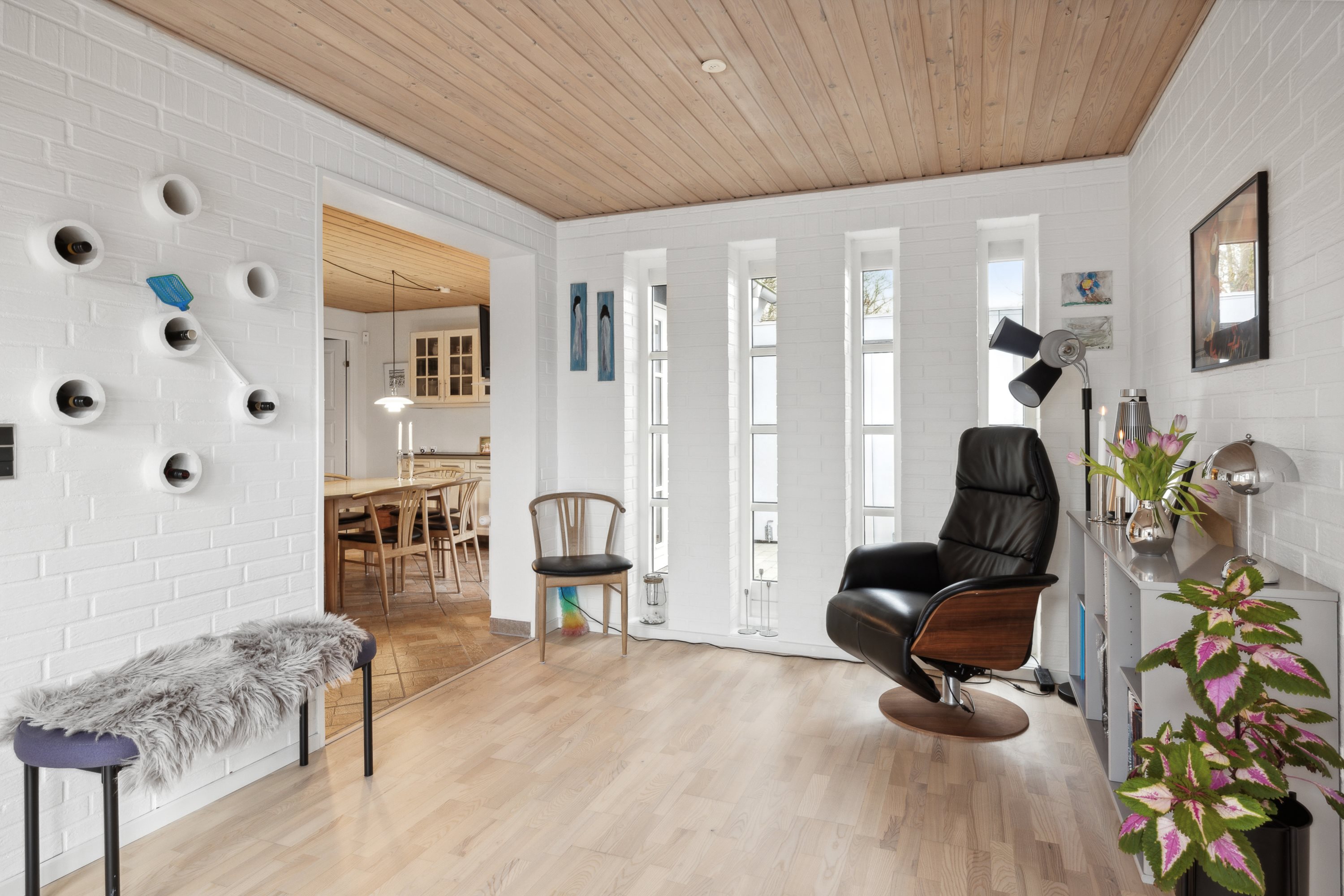 Fremhævet stue billede i fuldskærmstilstand. Billede af Stjærten 29, 8800 Viborg