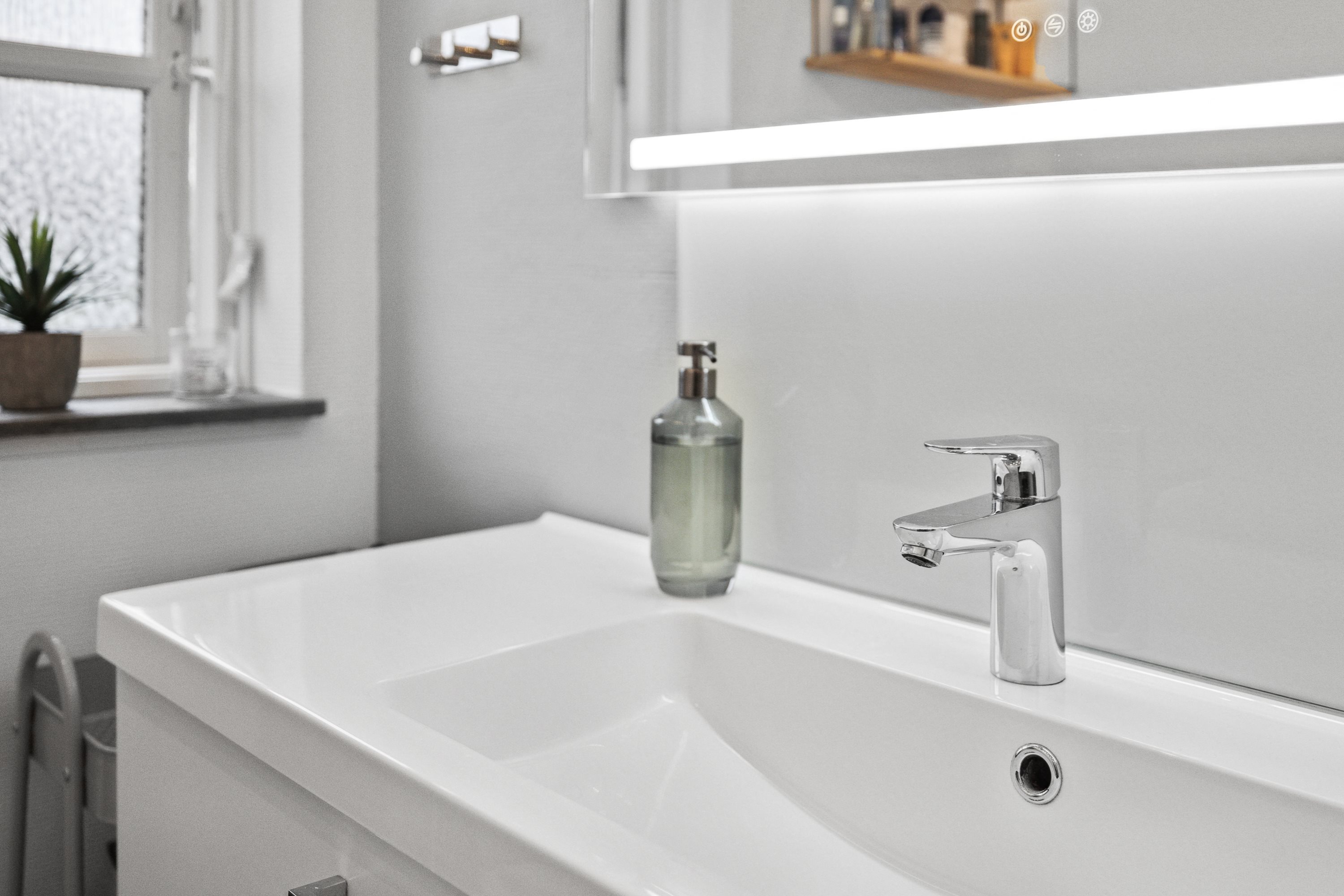 Fremhævet badeværelse billede i fuldskærmstilstand. Billede af Stjærten 29, 8800 Viborg