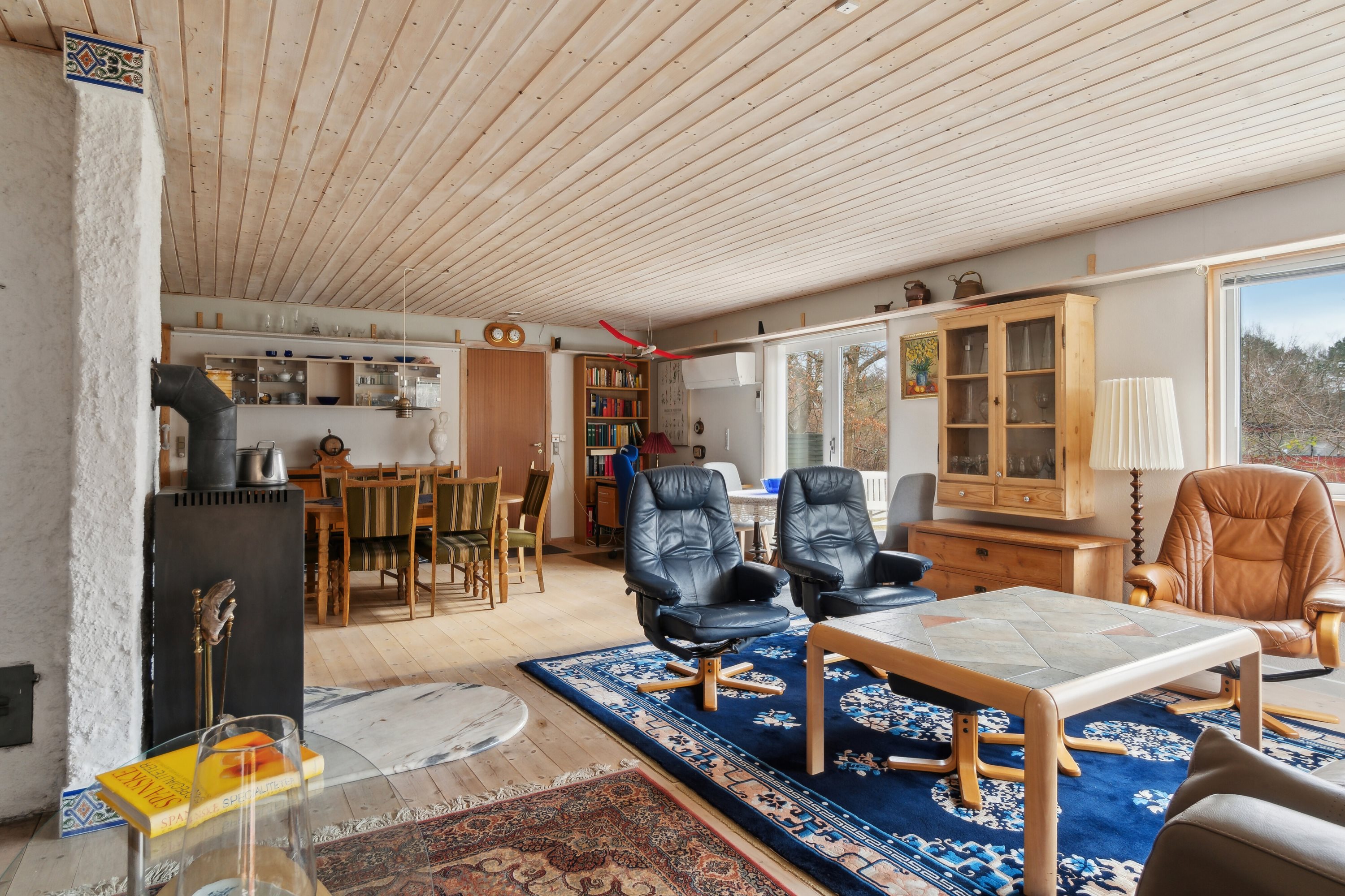 Fremhævet stue billede i fuldskærmstilstand. Billede af Rosendalen 39, 4500 Nykøbing Sj