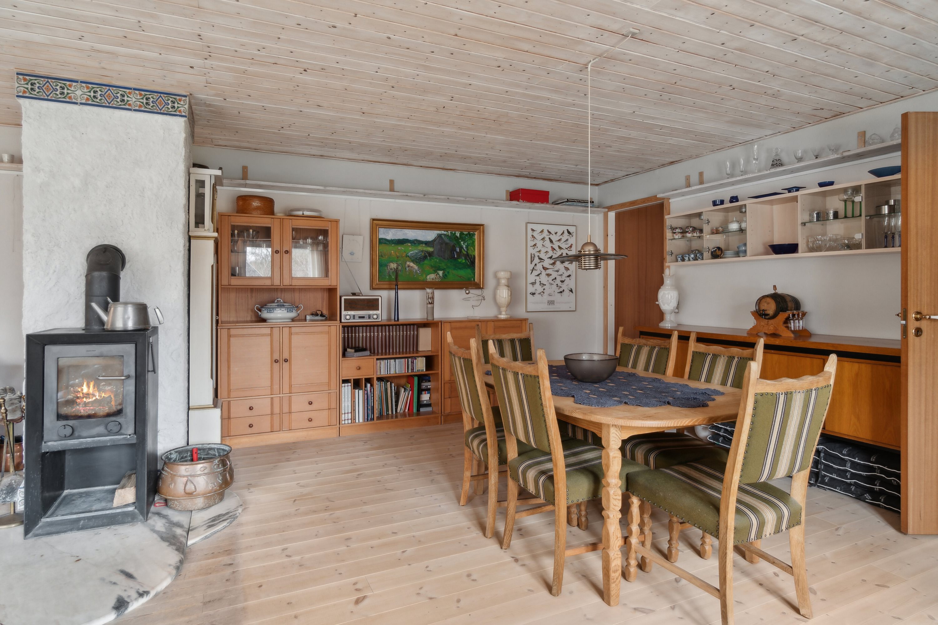 Fremhævet spisestue billede i fuldskærmstilstand. Billede af Rosendalen 39, 4500 Nykøbing Sj