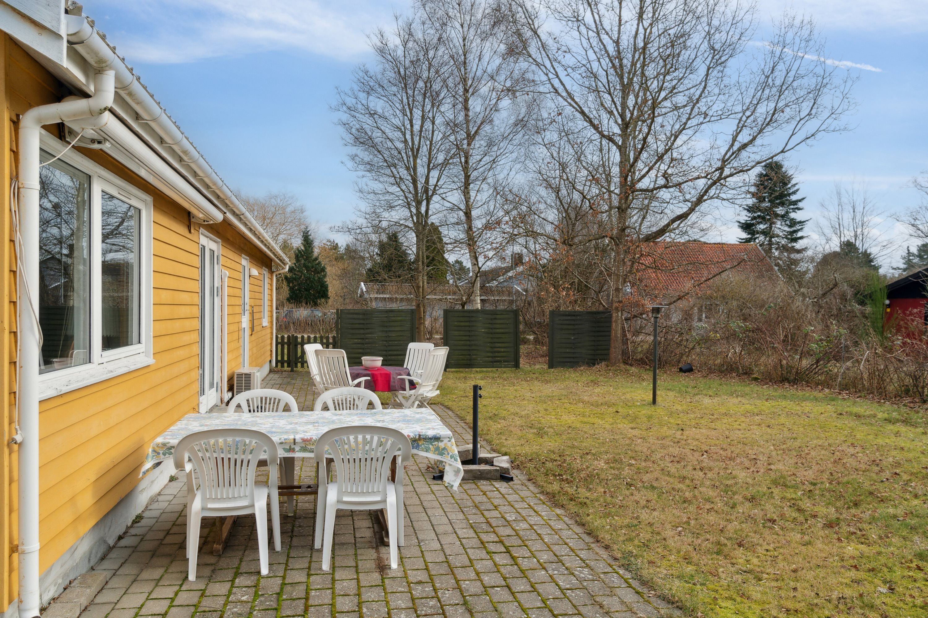 Fremhævet baghave billede i fuldskærmstilstand. Billede af Rosendalen 39, 4500 Nykøbing Sj