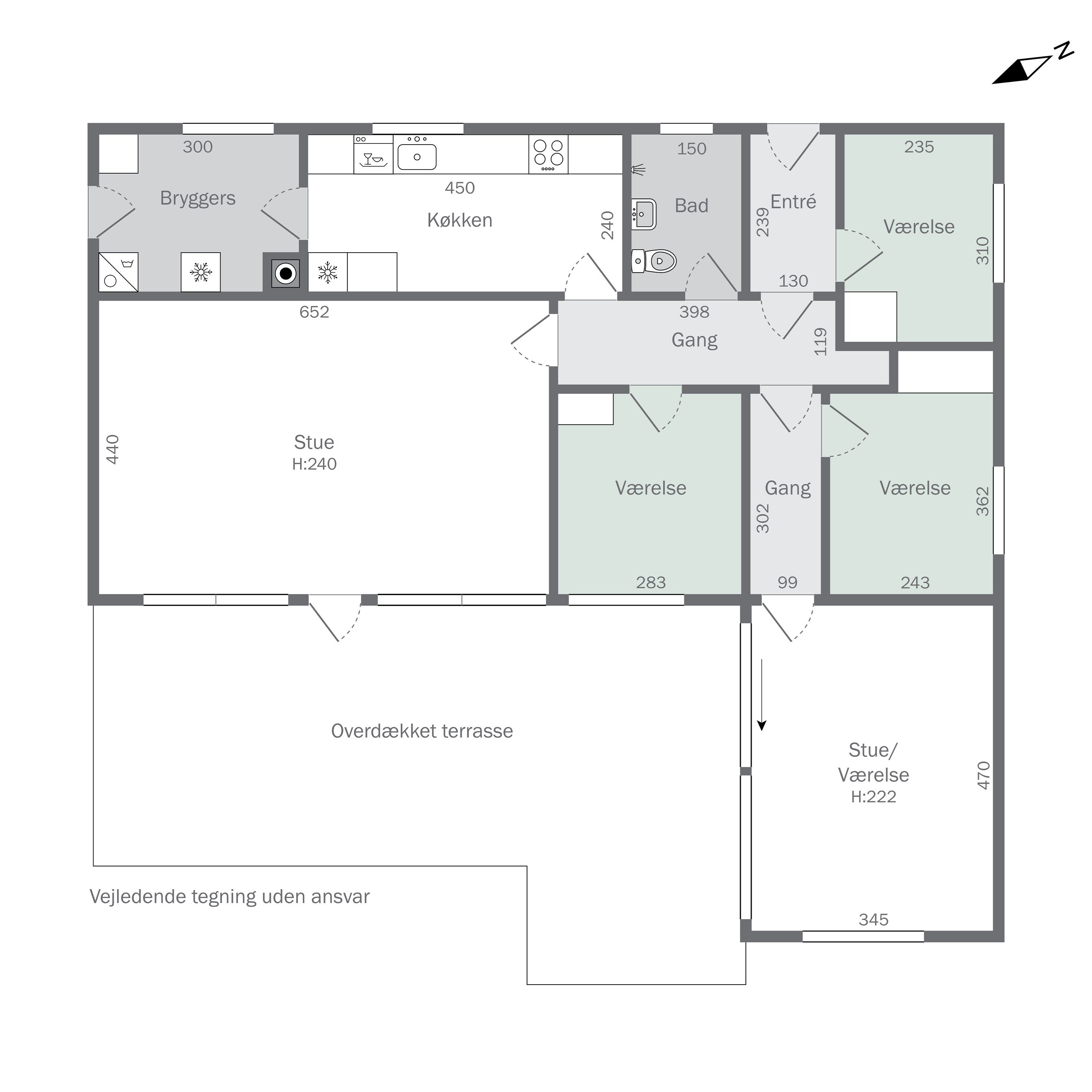 Plantegninger billede af Beringgårdsvej 45A, 2650 Hvidovre