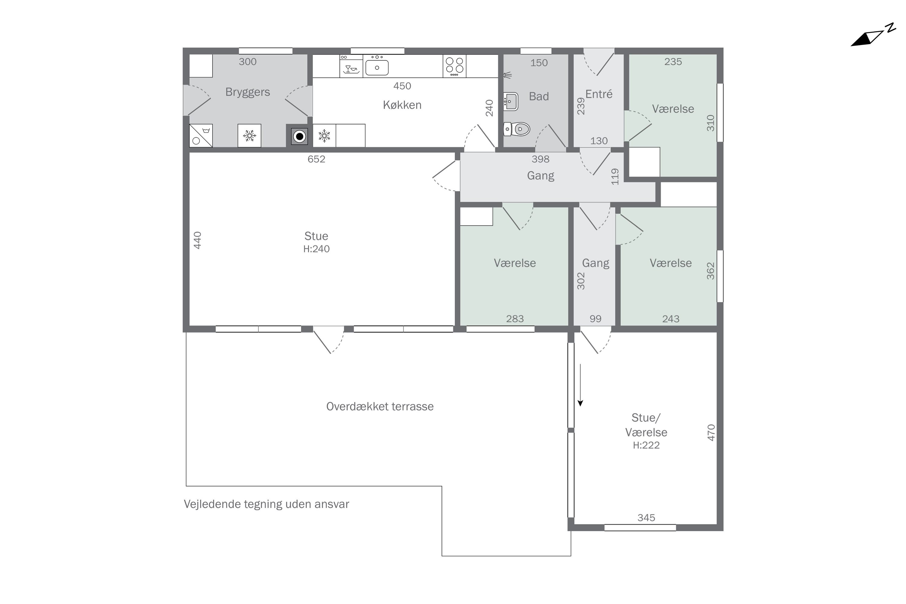 Plantegninger billede af Beringgårdsvej 45A, 2650 Hvidovre
