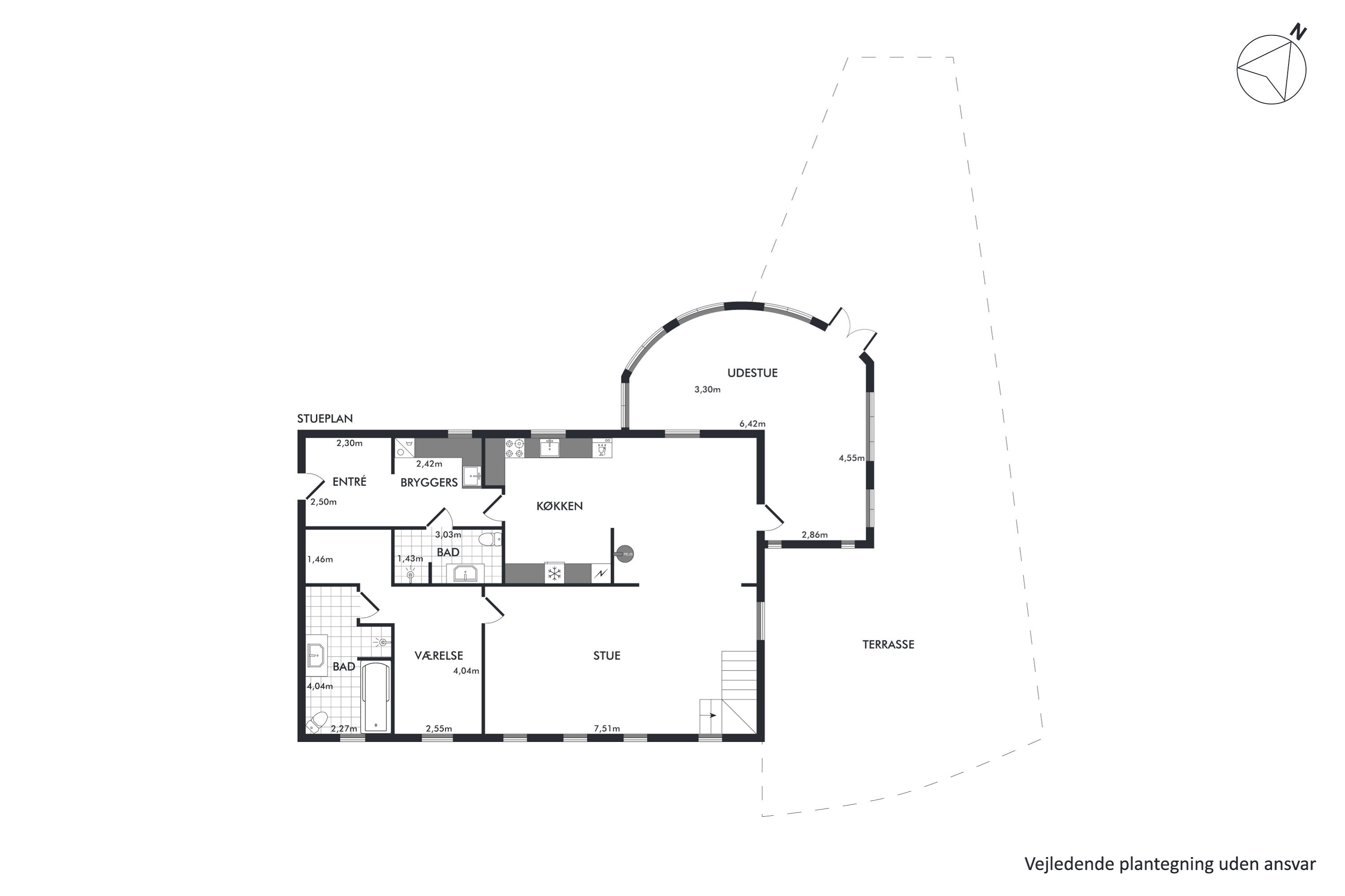 Plantegninger billede af Hviddingvej 11, Hammershøj, 8830 Tjele