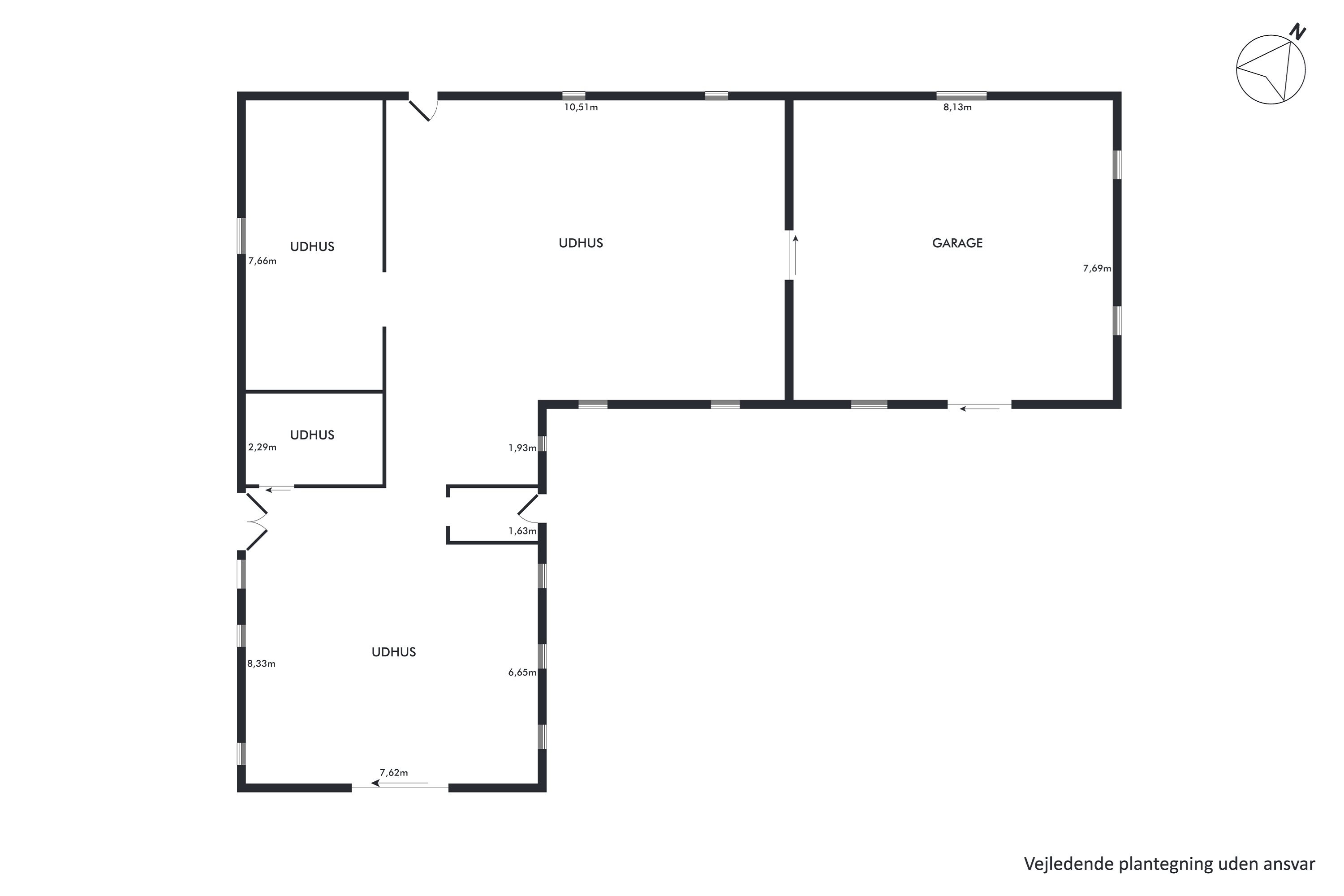 Plantegninger billede af Hviddingvej 11, Hammershøj, 8830 Tjele