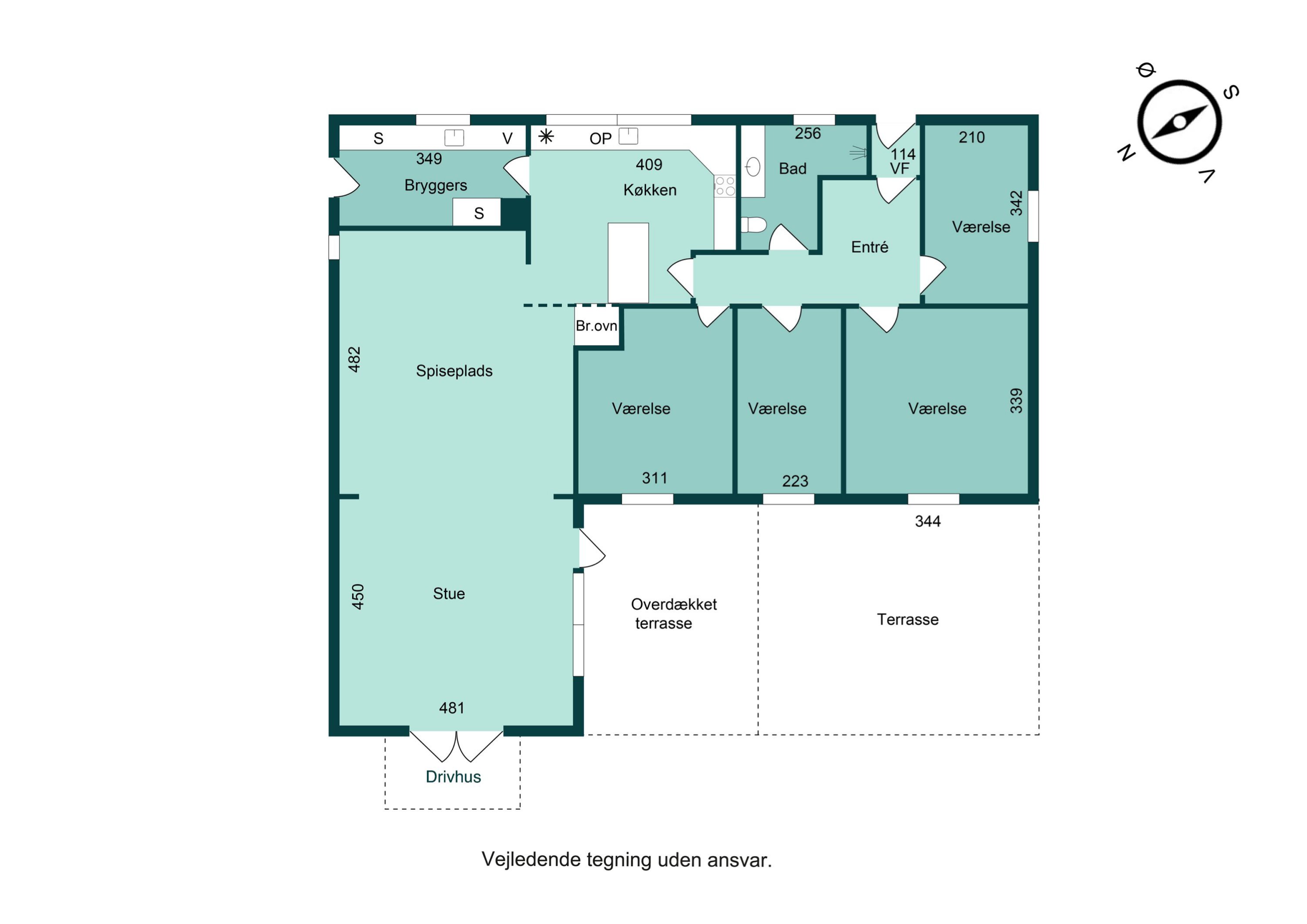 Plantegninger billede af Klarinetvej 22, 8700 Horsens