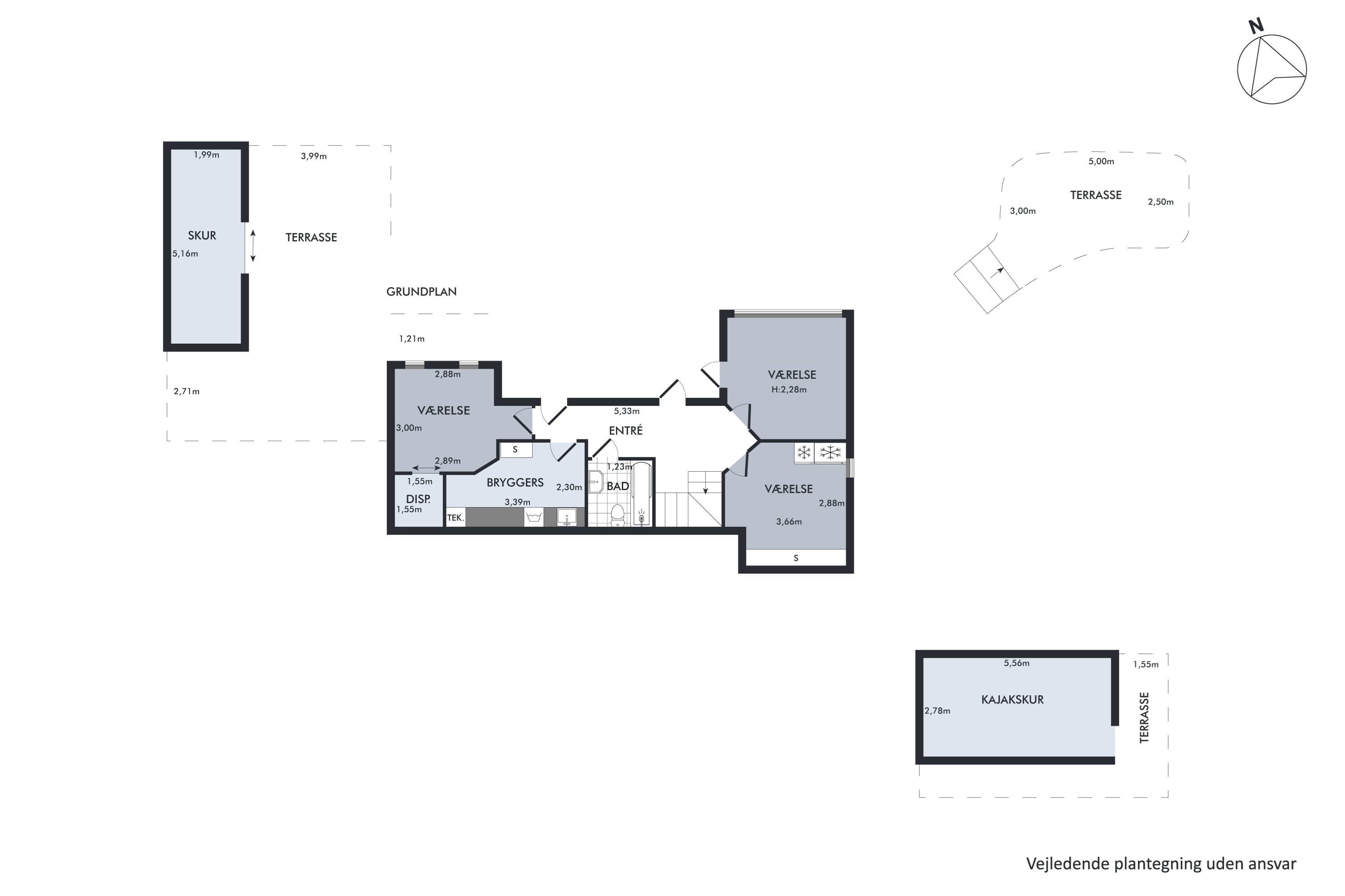 Plantegninger billede af Kystvejen 328, 4671 Strøby