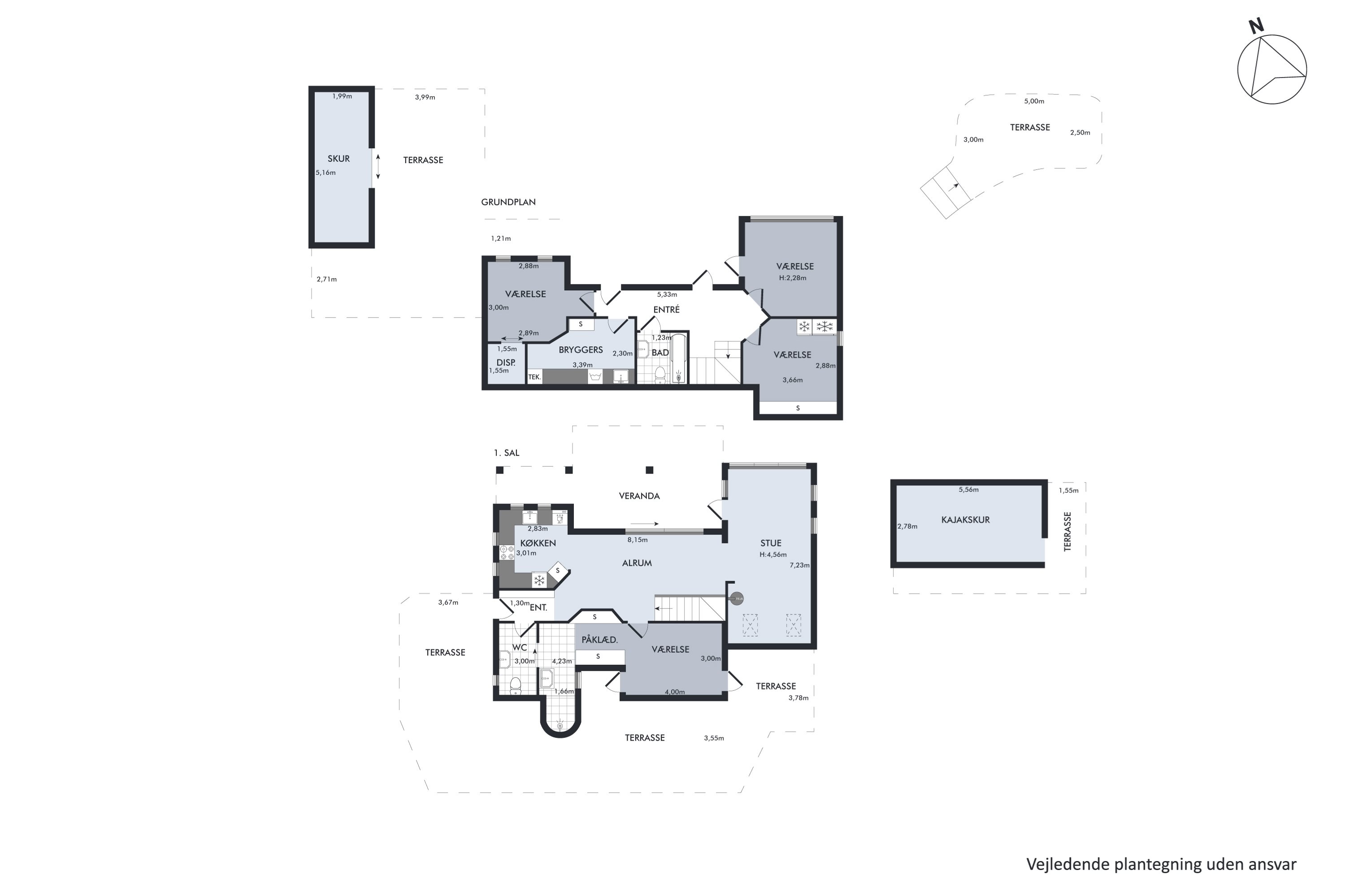 Plantegninger billede af Kystvejen 328, 4671 Strøby