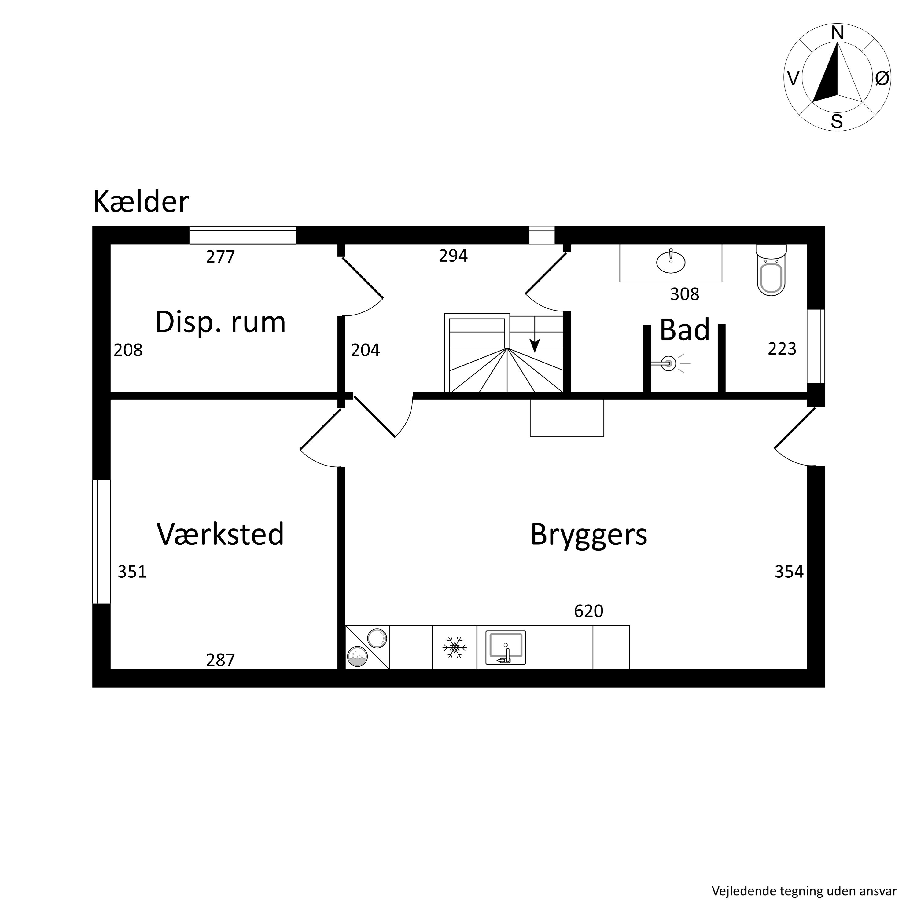 Plantegninger billede af Lindevej 10, 5560 Aarup