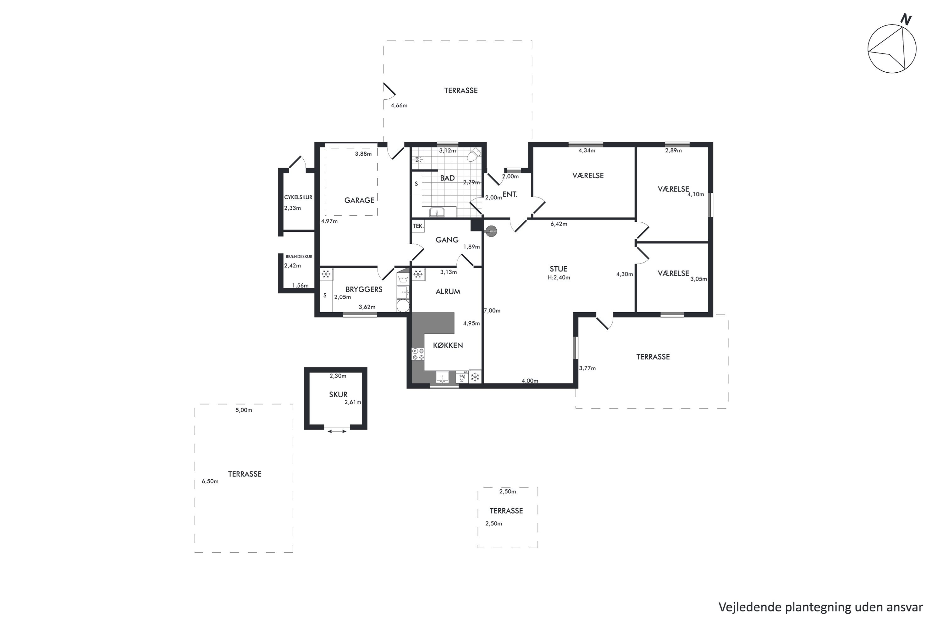 Plantegninger billede af Bovangen 1, 4660 Store Heddinge