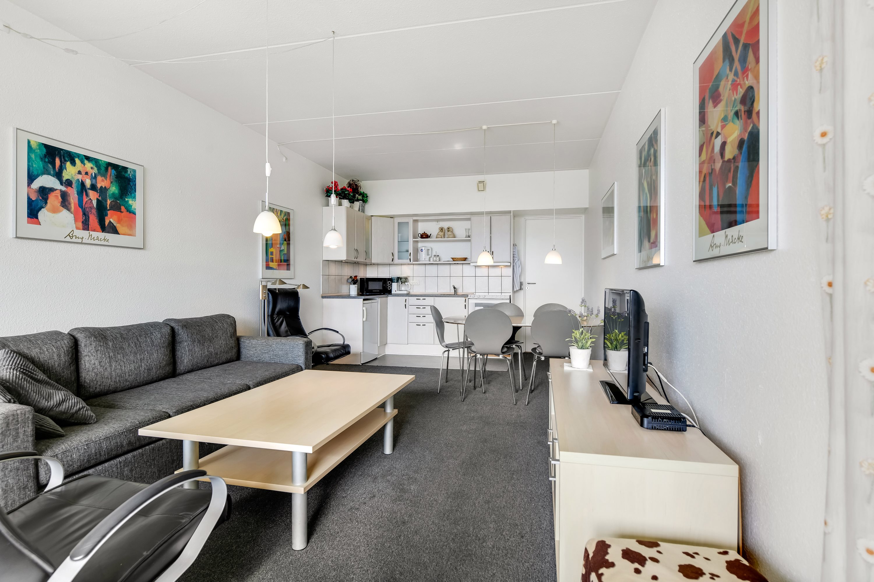 Fremhævet stue billede i fuldskærmstilstand. Billede af Strandvejen 61C, 1. 205., Fanø Bad, 6720 Fanø