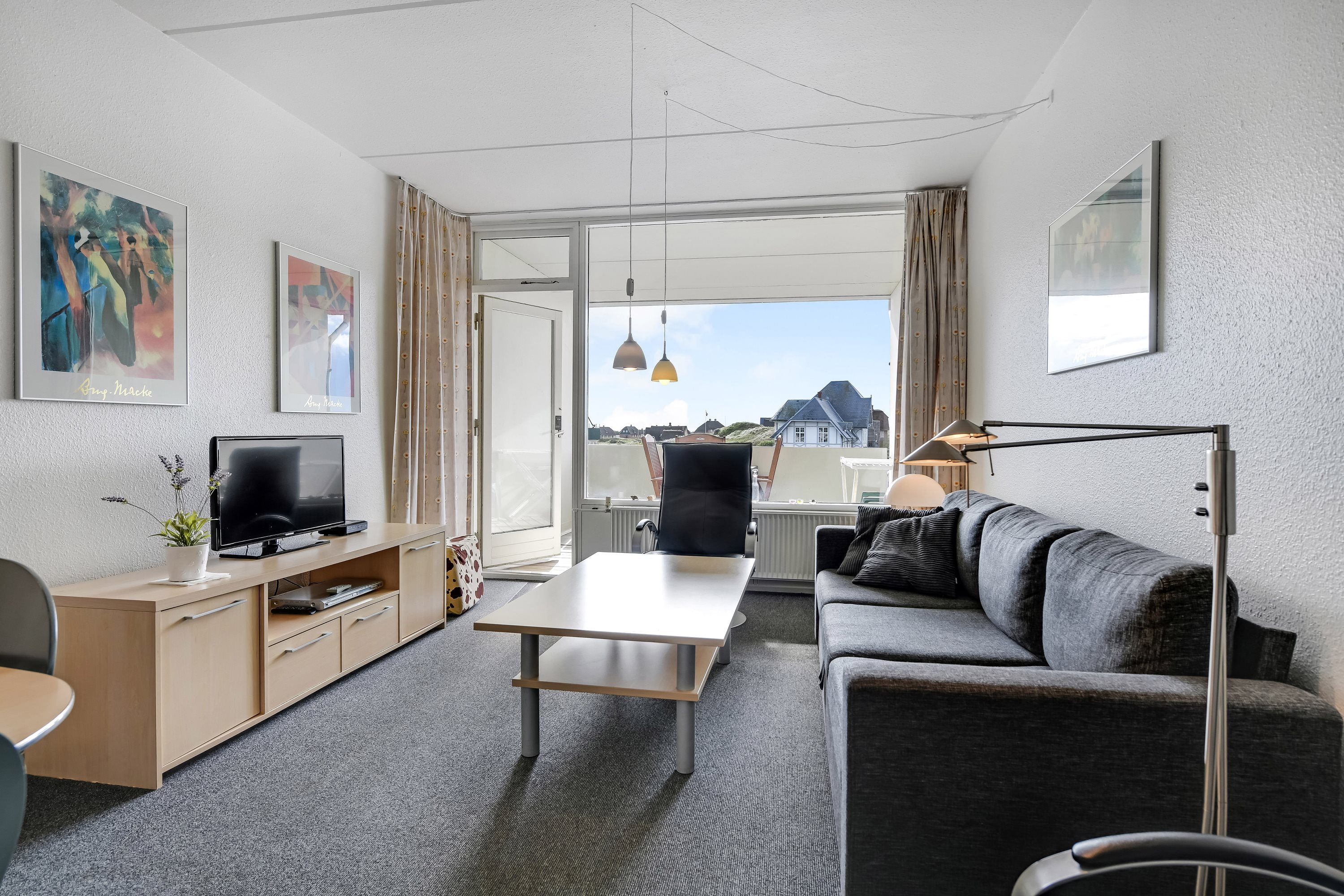 Fremhævet stue billede i fuldskærmstilstand. Billede af Strandvejen 61C, 1. 205., Fanø Bad, 6720 Fanø