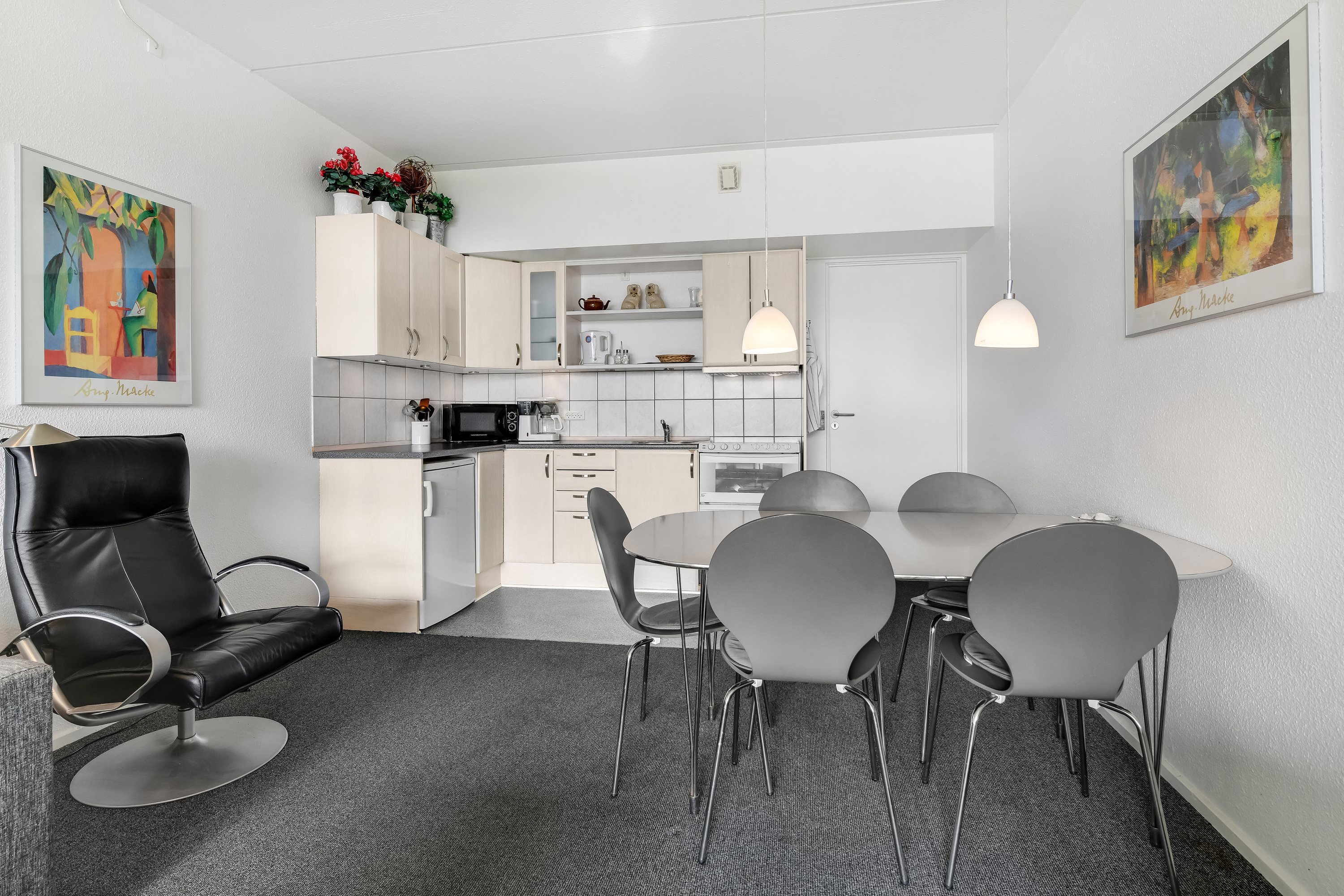 Fremhævet køkken billede i fuldskærmstilstand. Billede af Strandvejen 61C, 1. 205., Fanø Bad, 6720 Fanø