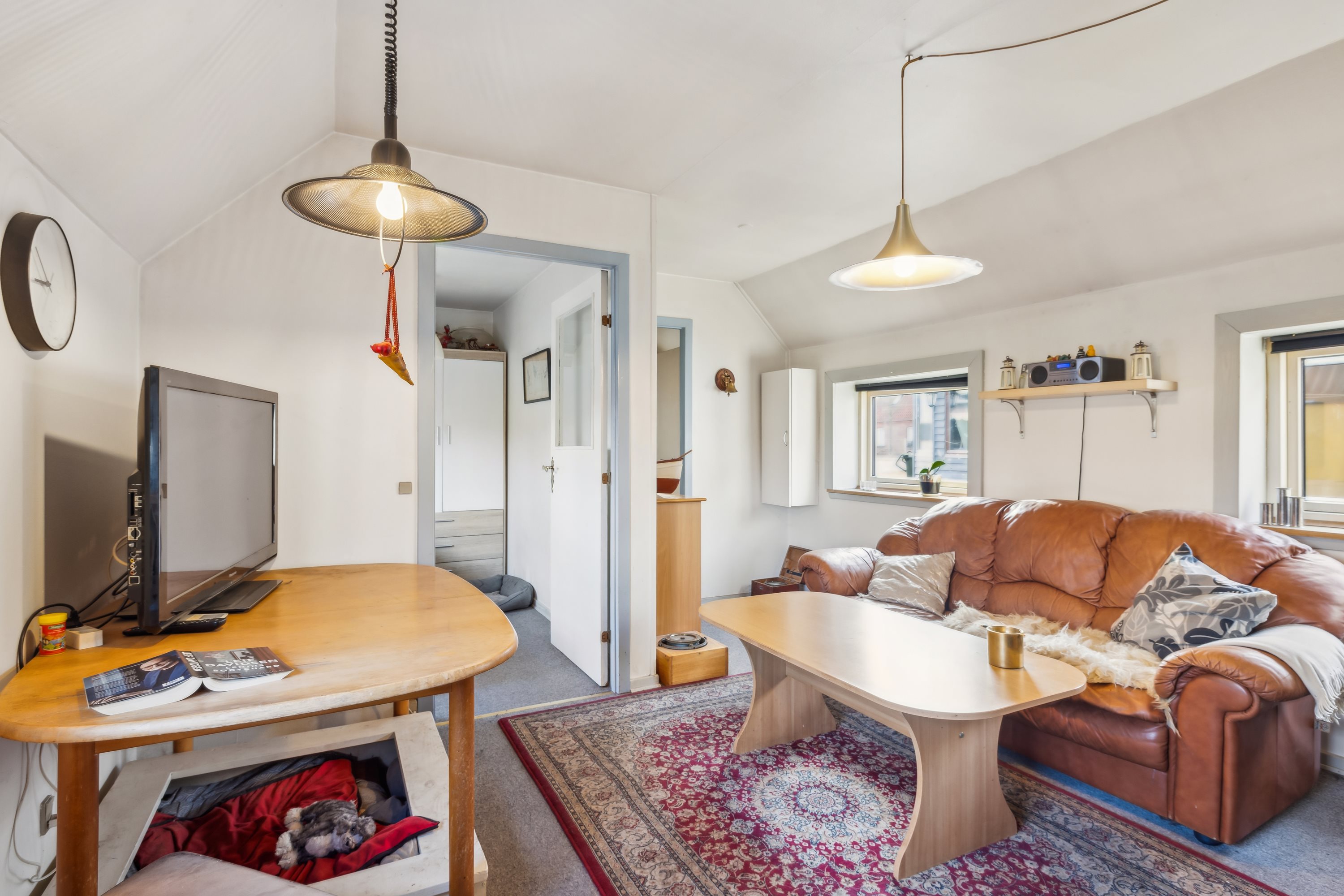 Fremhævet stue billede i fuldskærmstilstand. Billede af Havnevej 115A+B, 8500 Grenaa