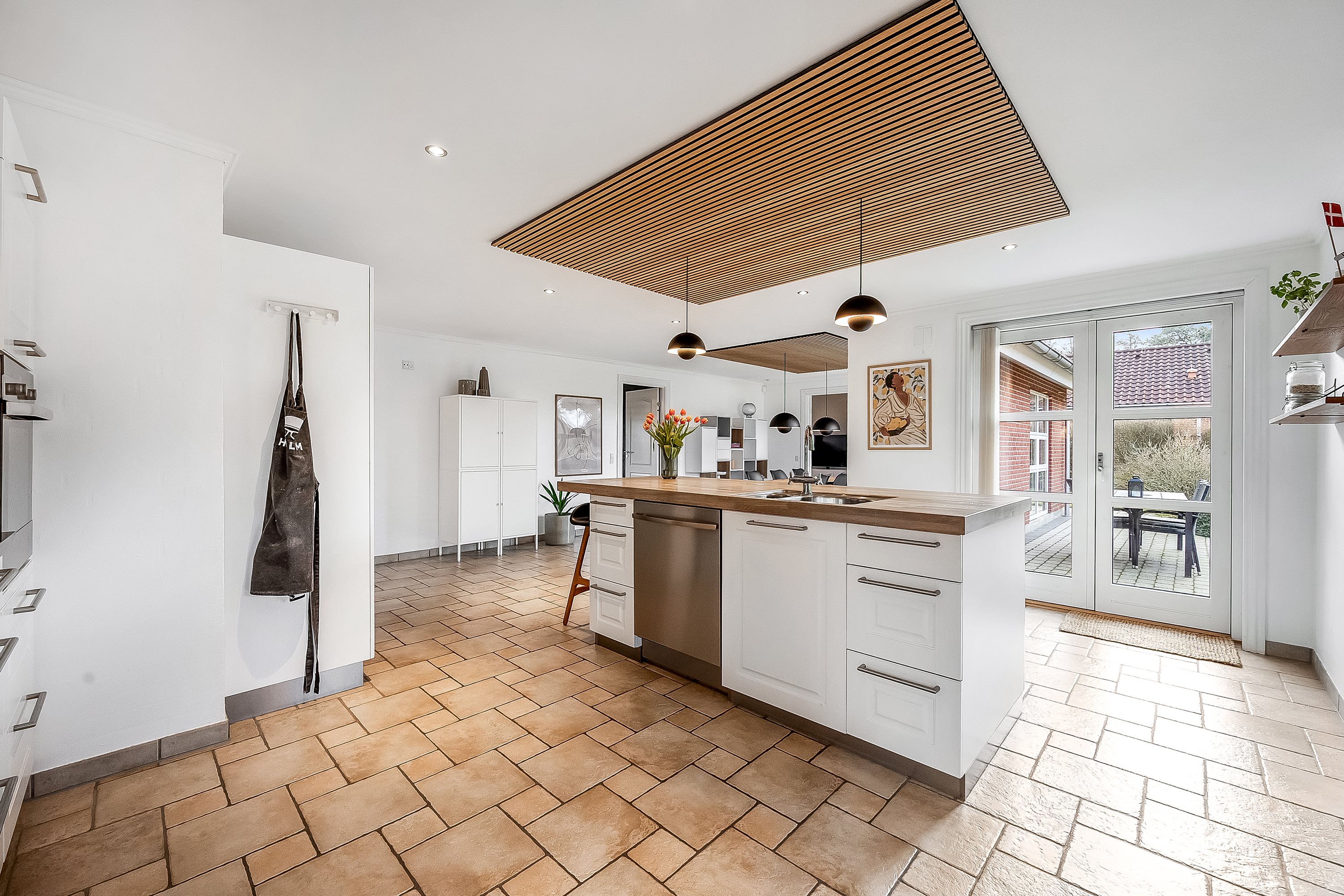 Fremhævet køkken alrum  billede i fuldskærmstilstand. Billede af Oldagervænget 22, 6900 Skjern