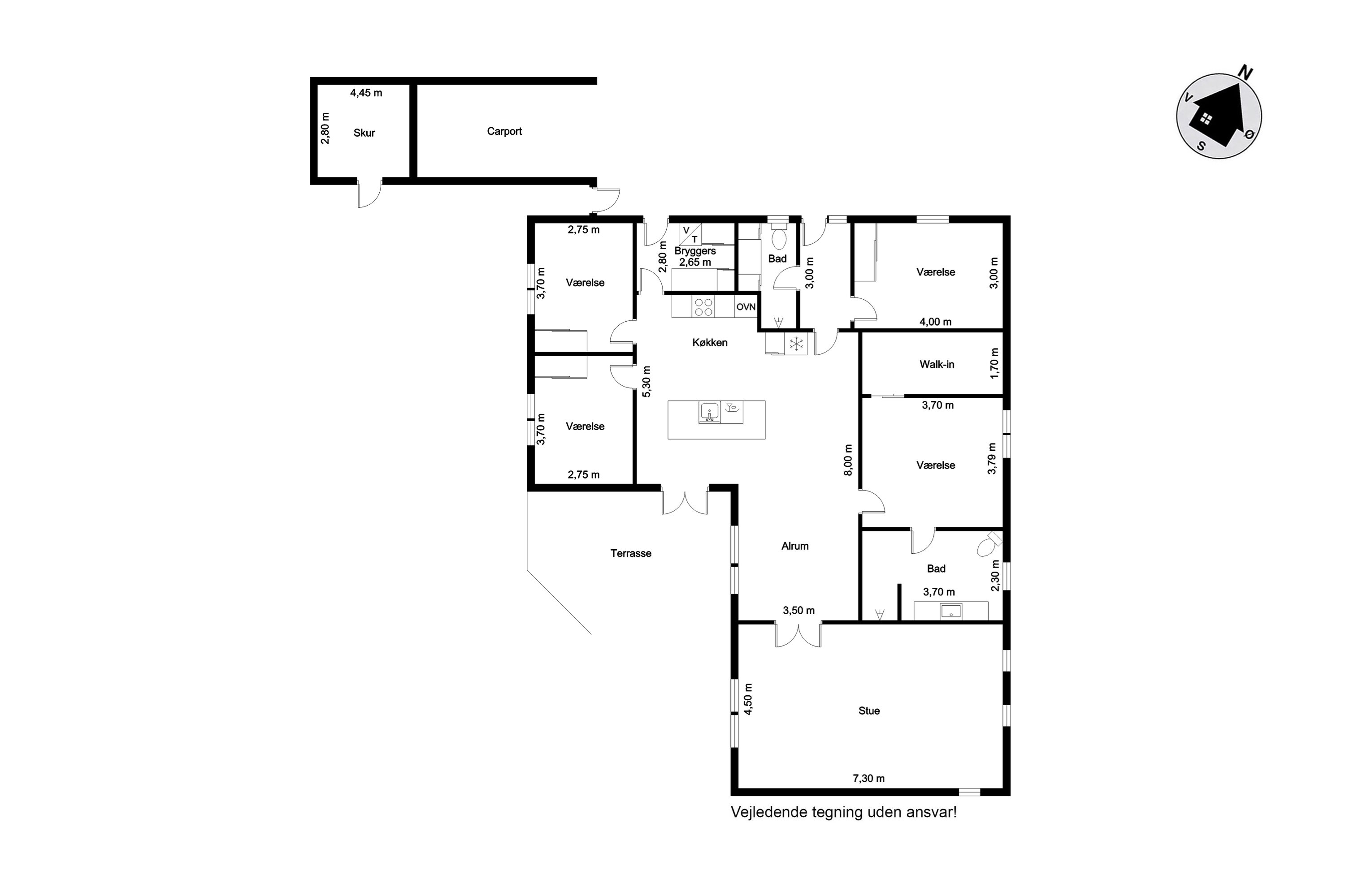 Plantegninger billede af Oldagervænget 22, 6900 Skjern