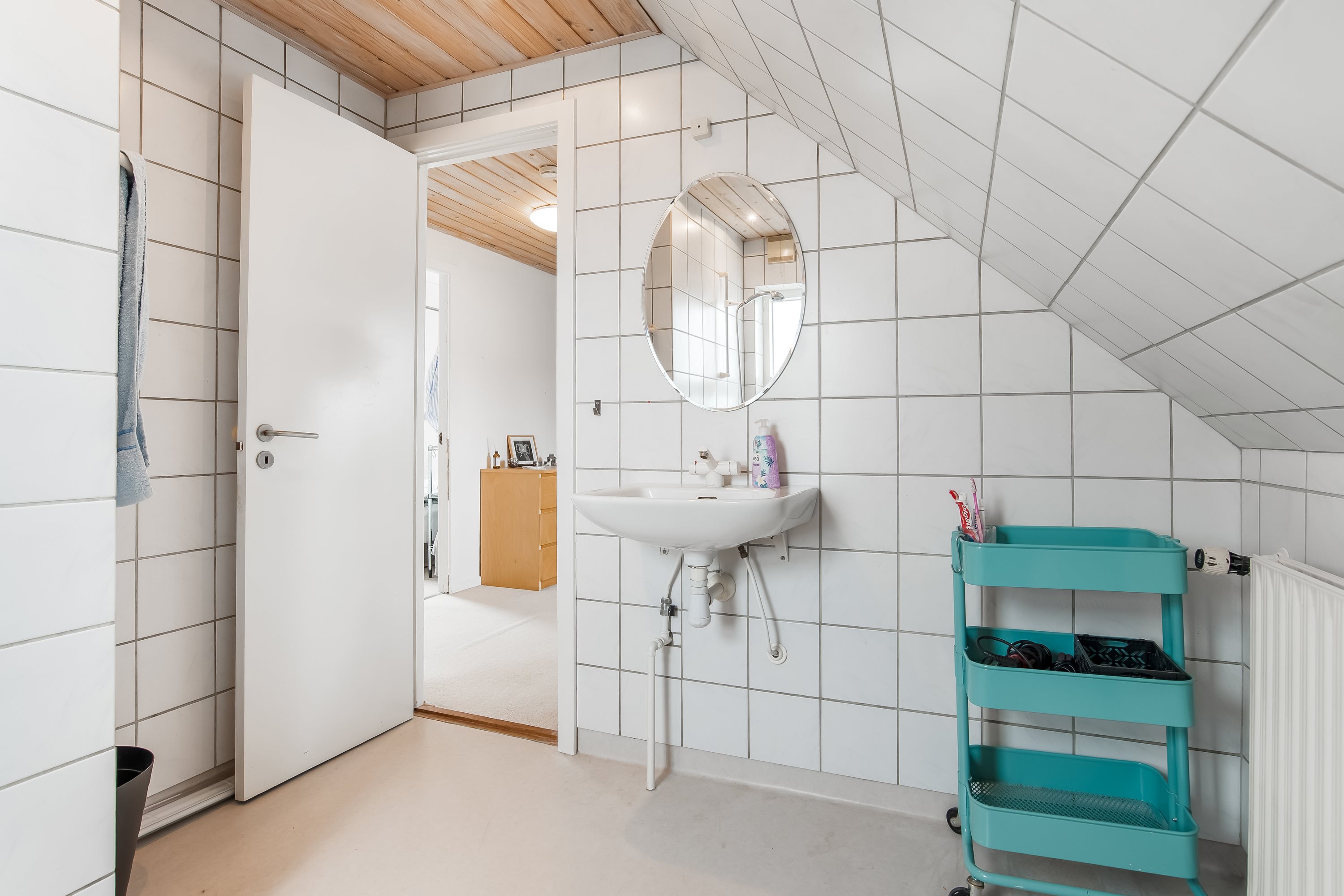 Fremhævet badeværelse billede i fuldskærmstilstand. Billede af Elkjærvej 101, Mejrup, 7500 Holstebro