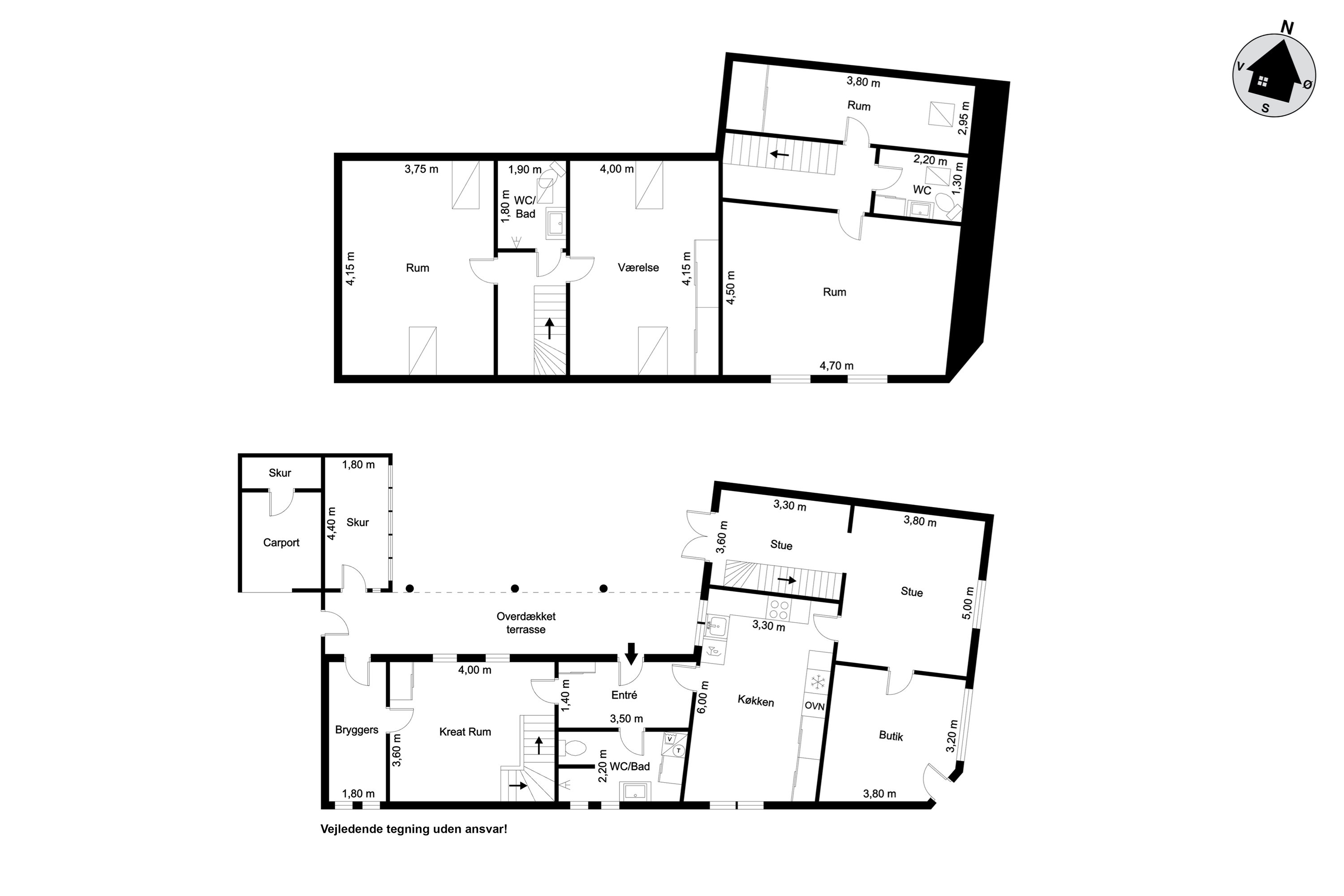 Plantegninger billede af Kirkegade 3, 6940 Lem St